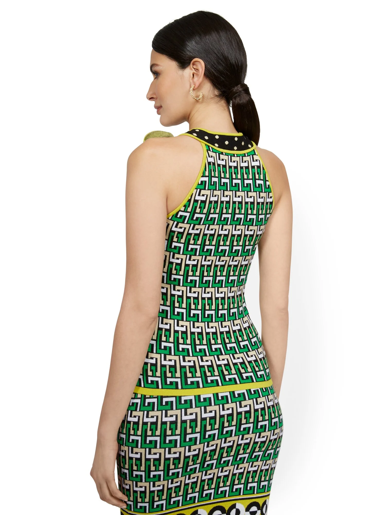 Halter Bow-Neck Sweater - Image 3