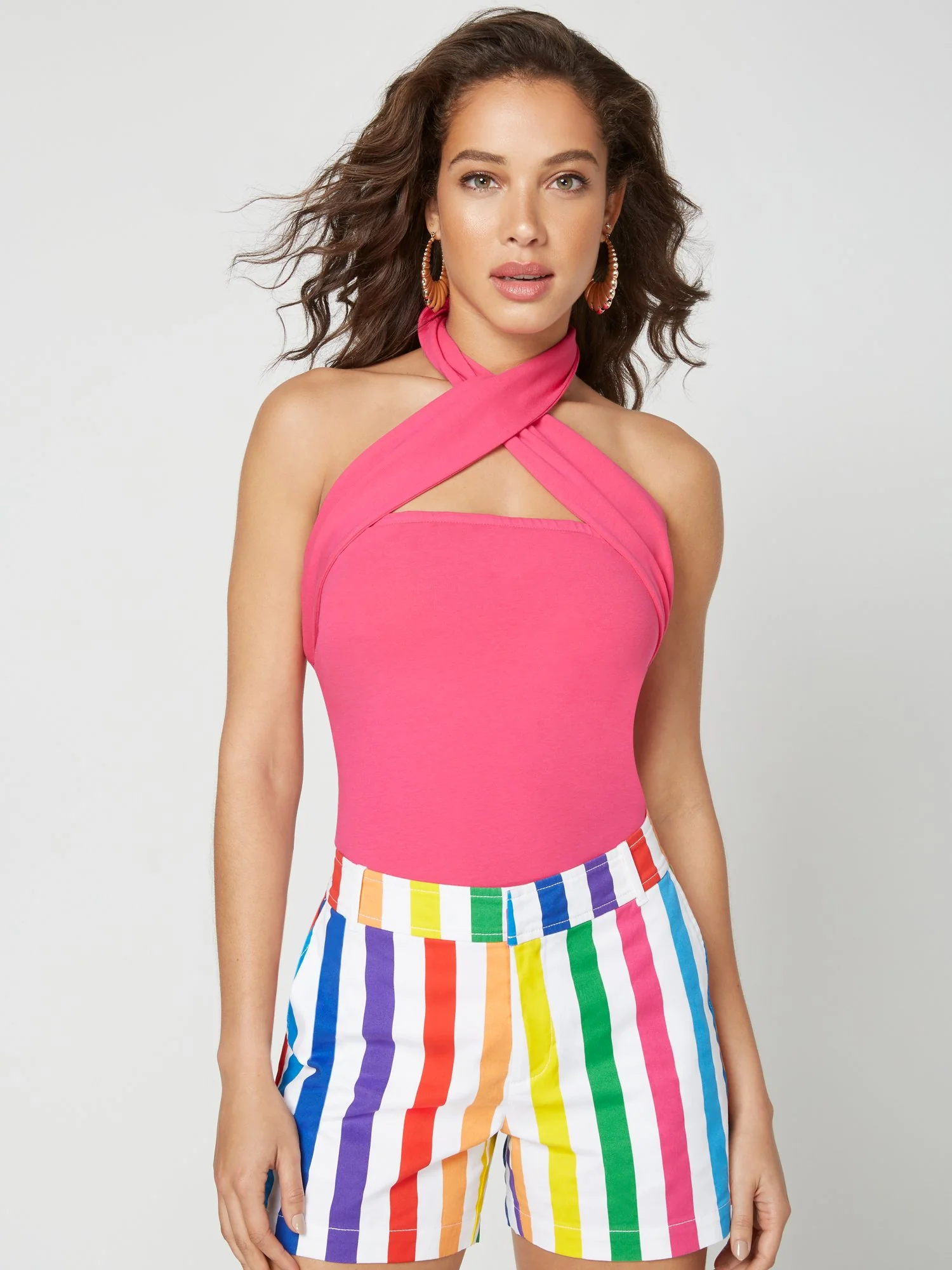 Halter Cut-Out City Tee - Image 11