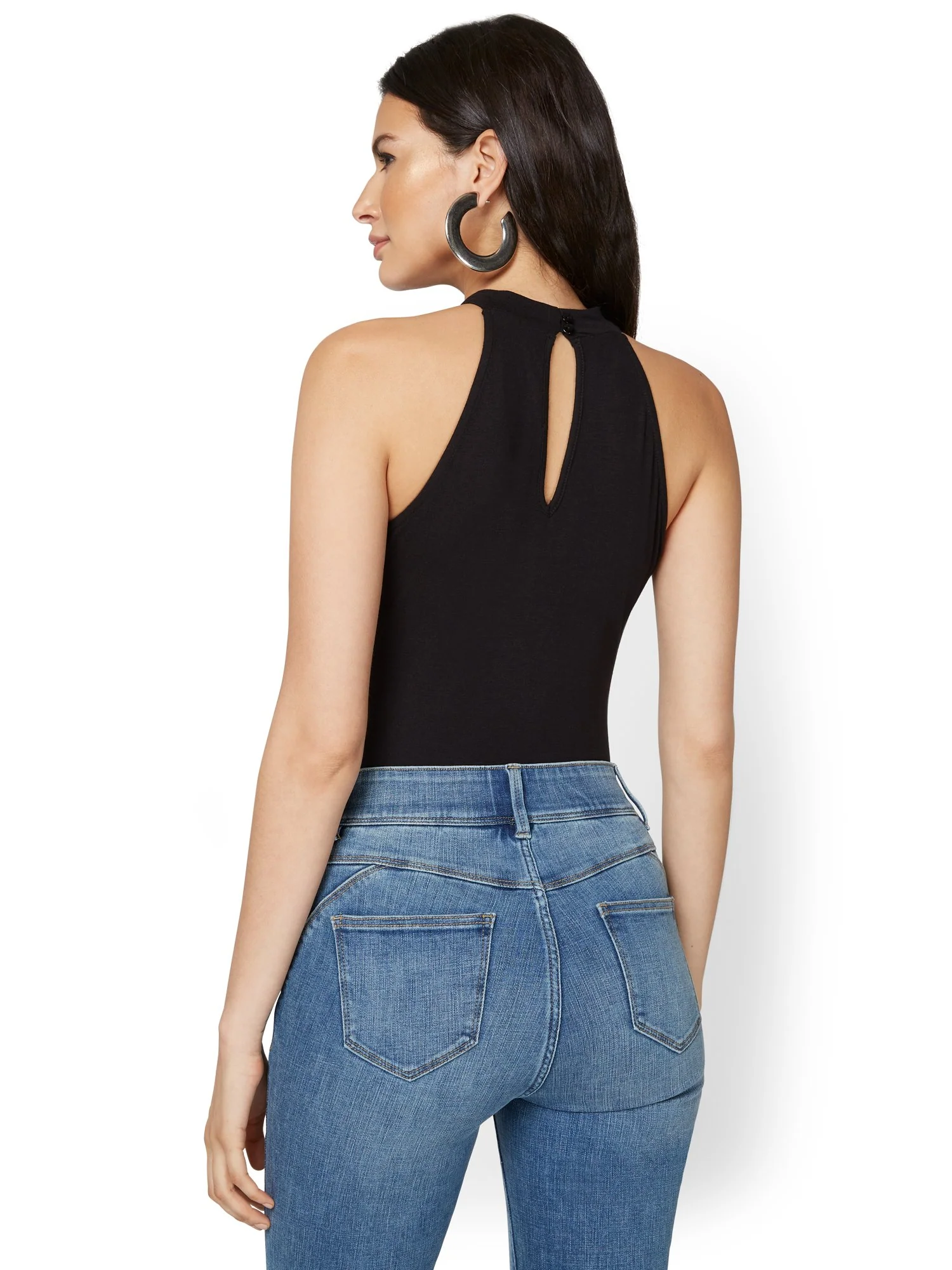 Halter Keyhole Bodysuit - Image 3