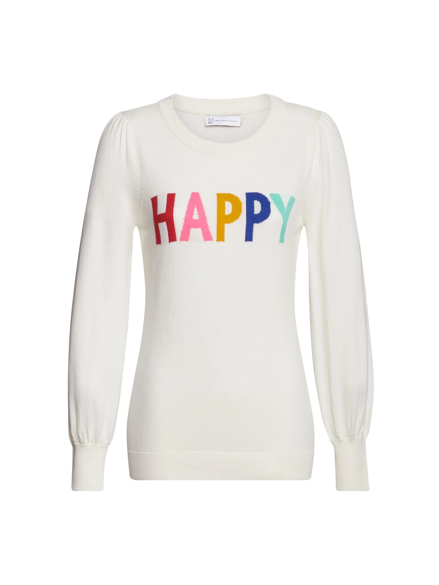 'Happy' Crewneck Sweater - Image 4
