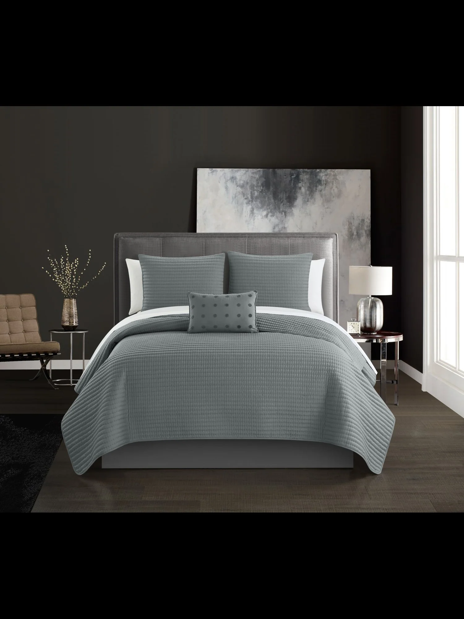 Hayden King-Size 4-Piece Quilt Set - NY&C x Chic Home - Image 12