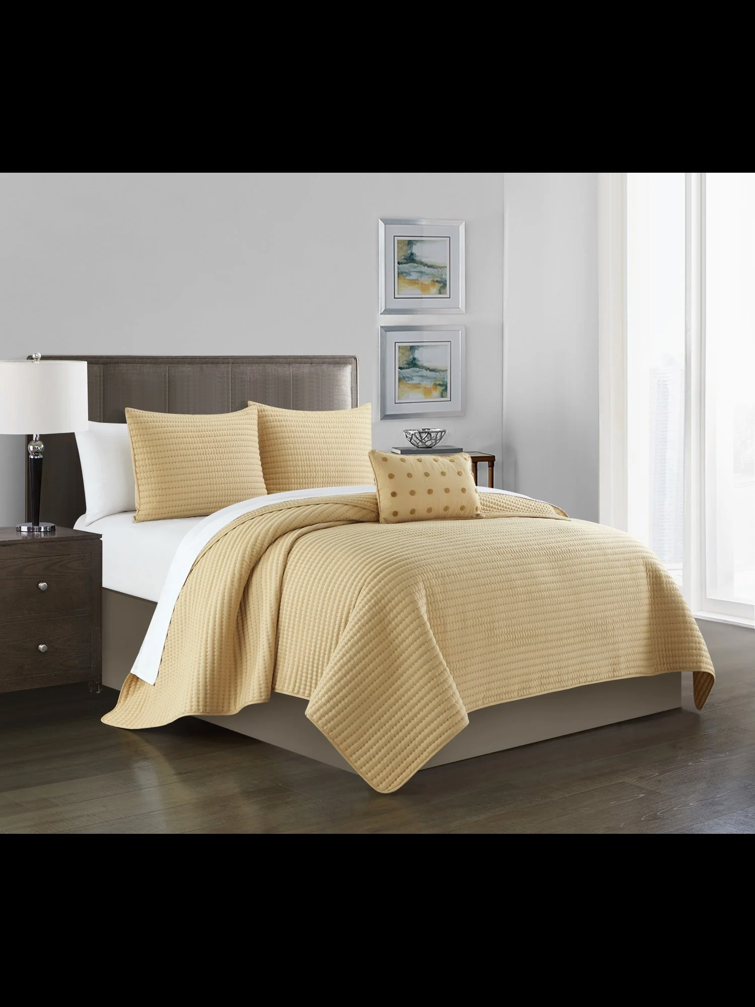 Hayden King-Size 4-Piece Quilt Set - NY&C x Chic Home - Image 3
