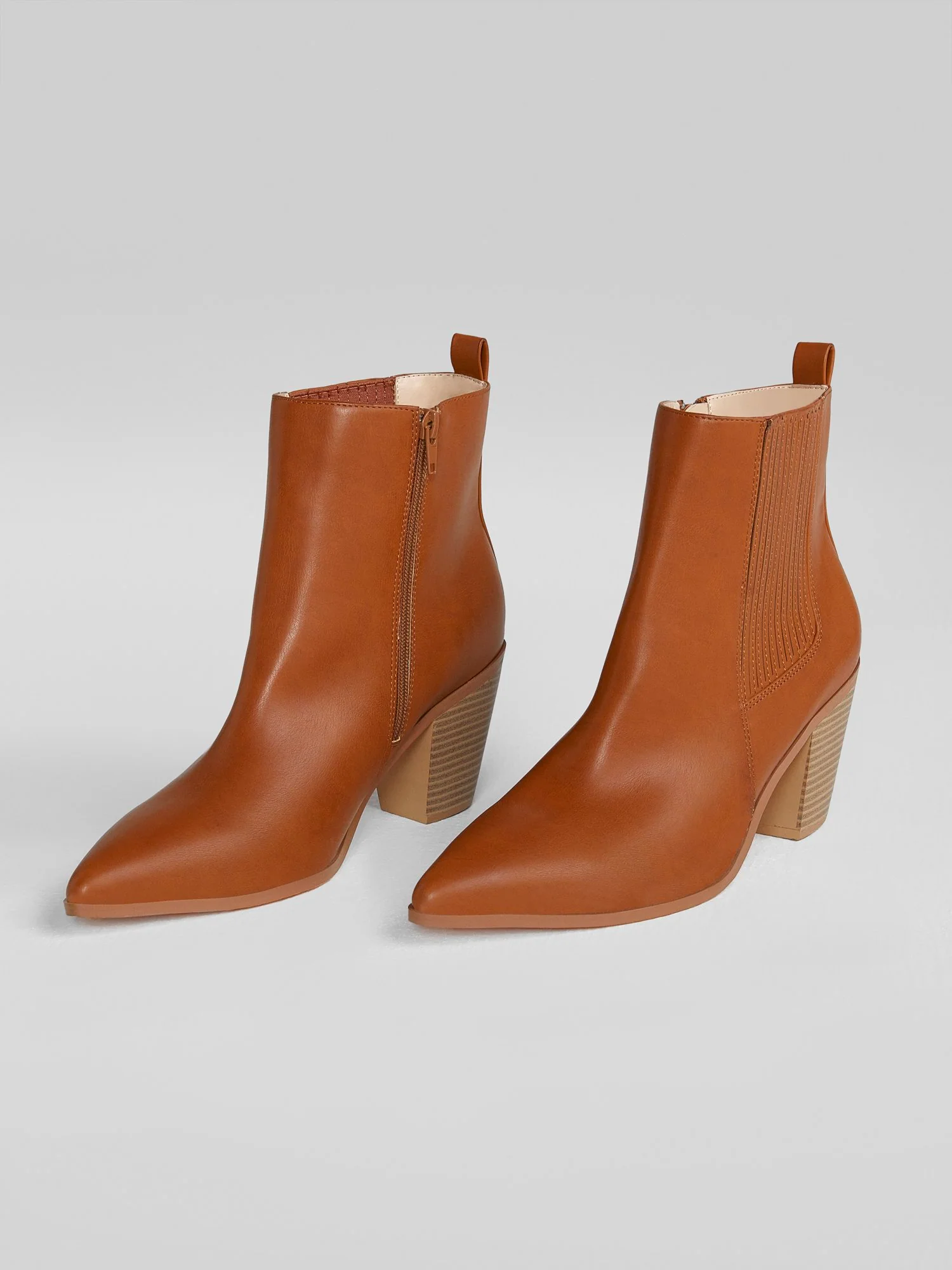 Hazel Wide Width Block Heel Booties - Image 2