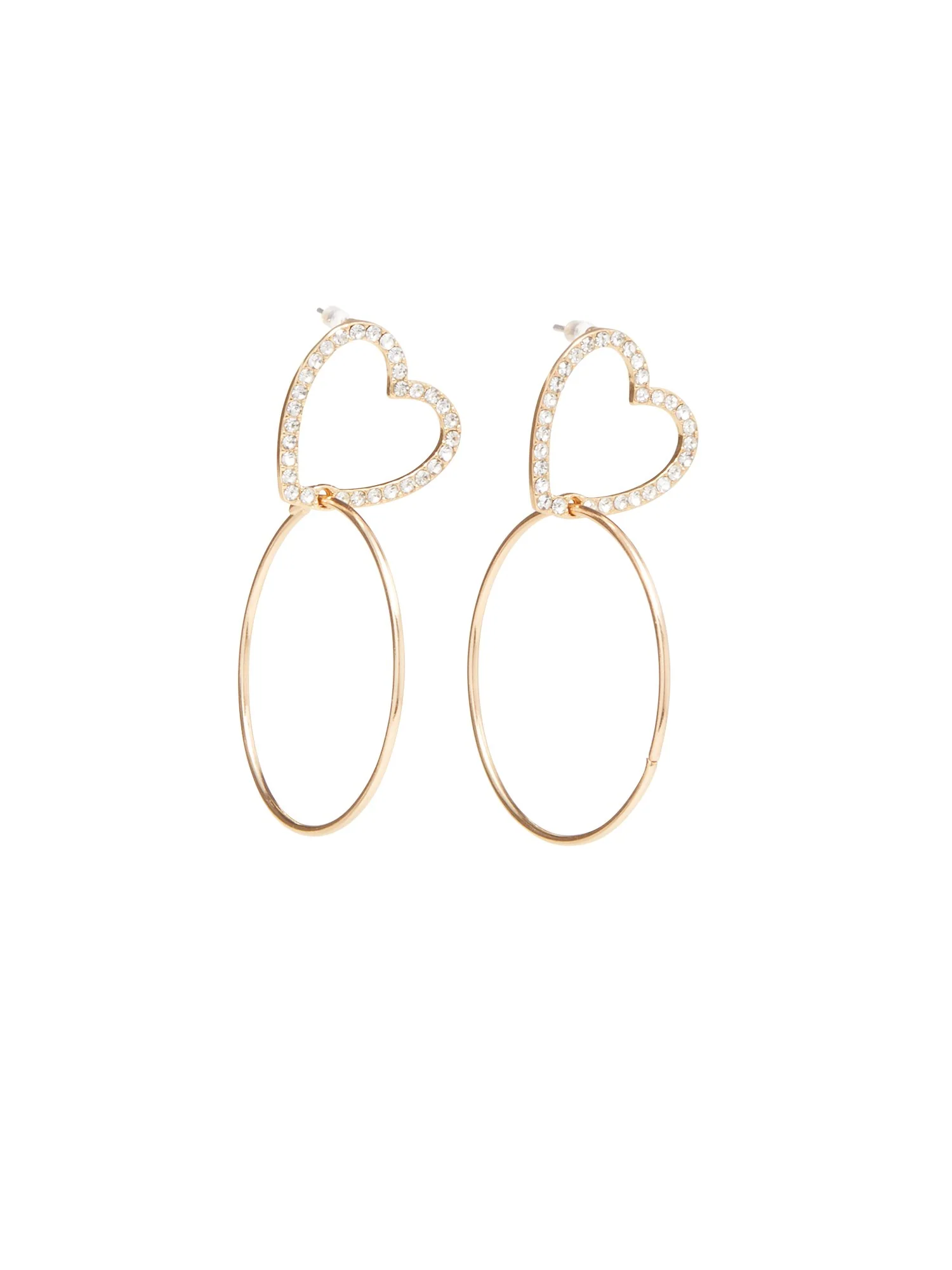 Heart Hoop Earrings