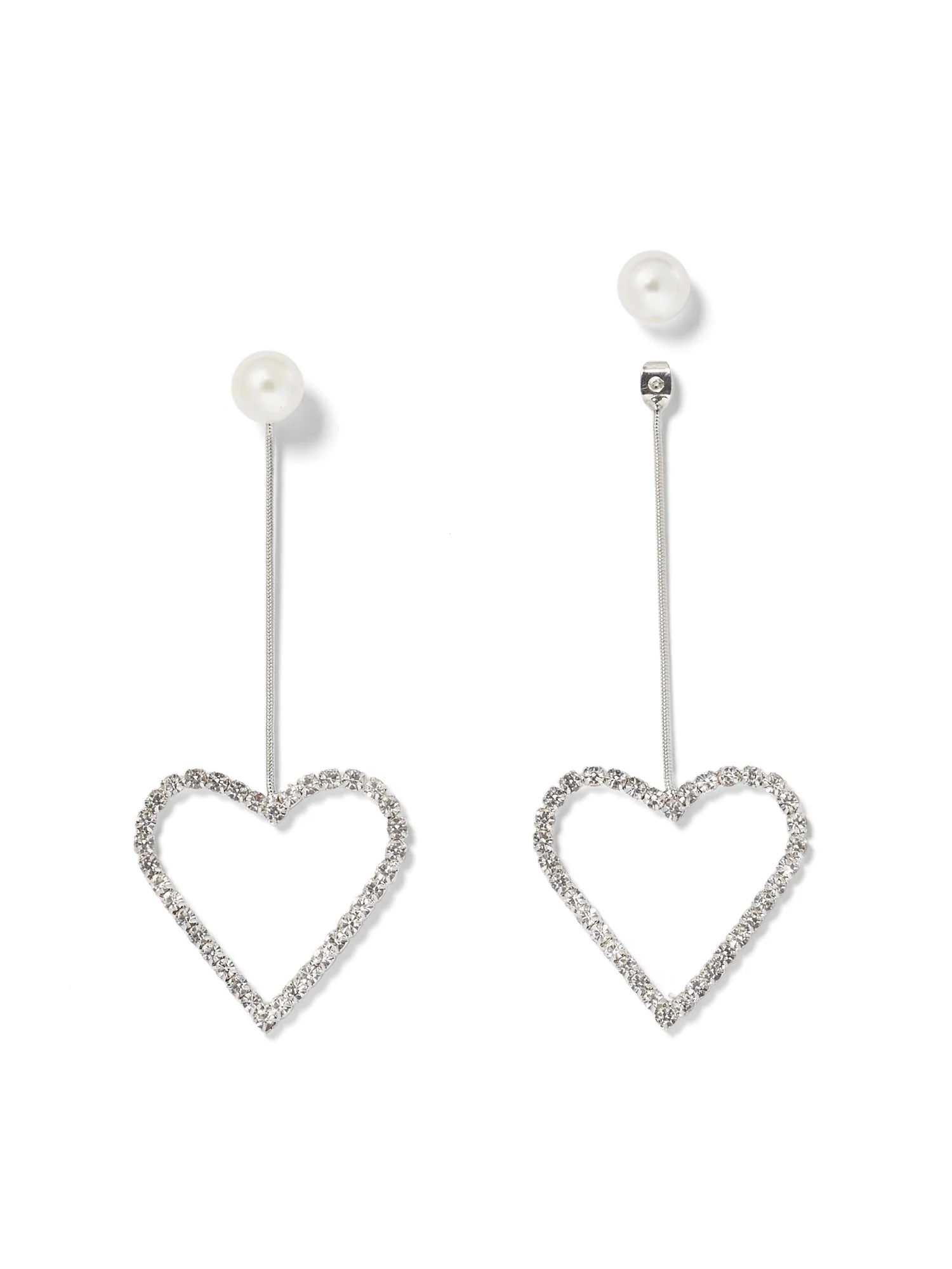 Heart Linear Drop Earring