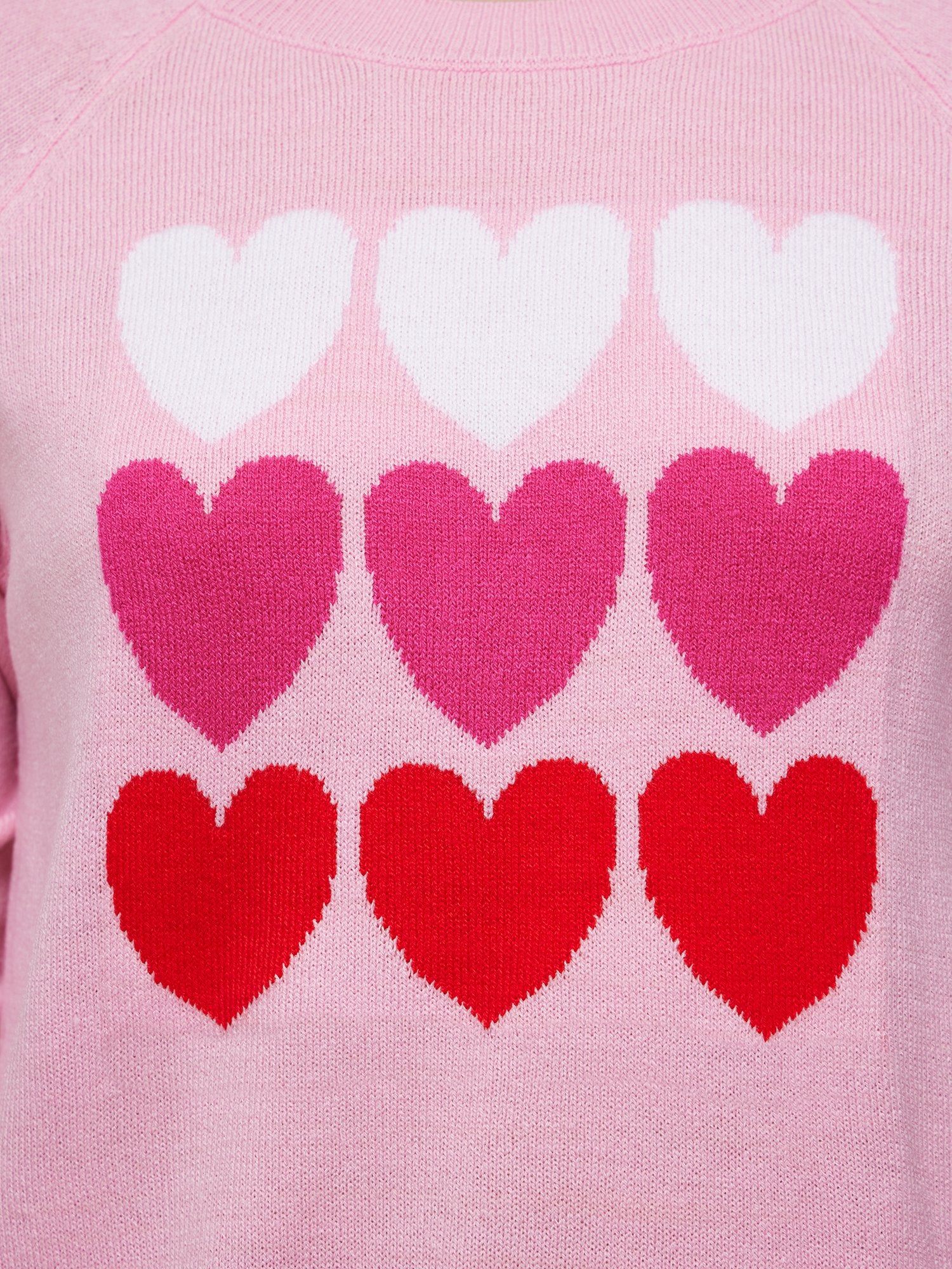 Heart-Print Tunic Sweater - Image 4