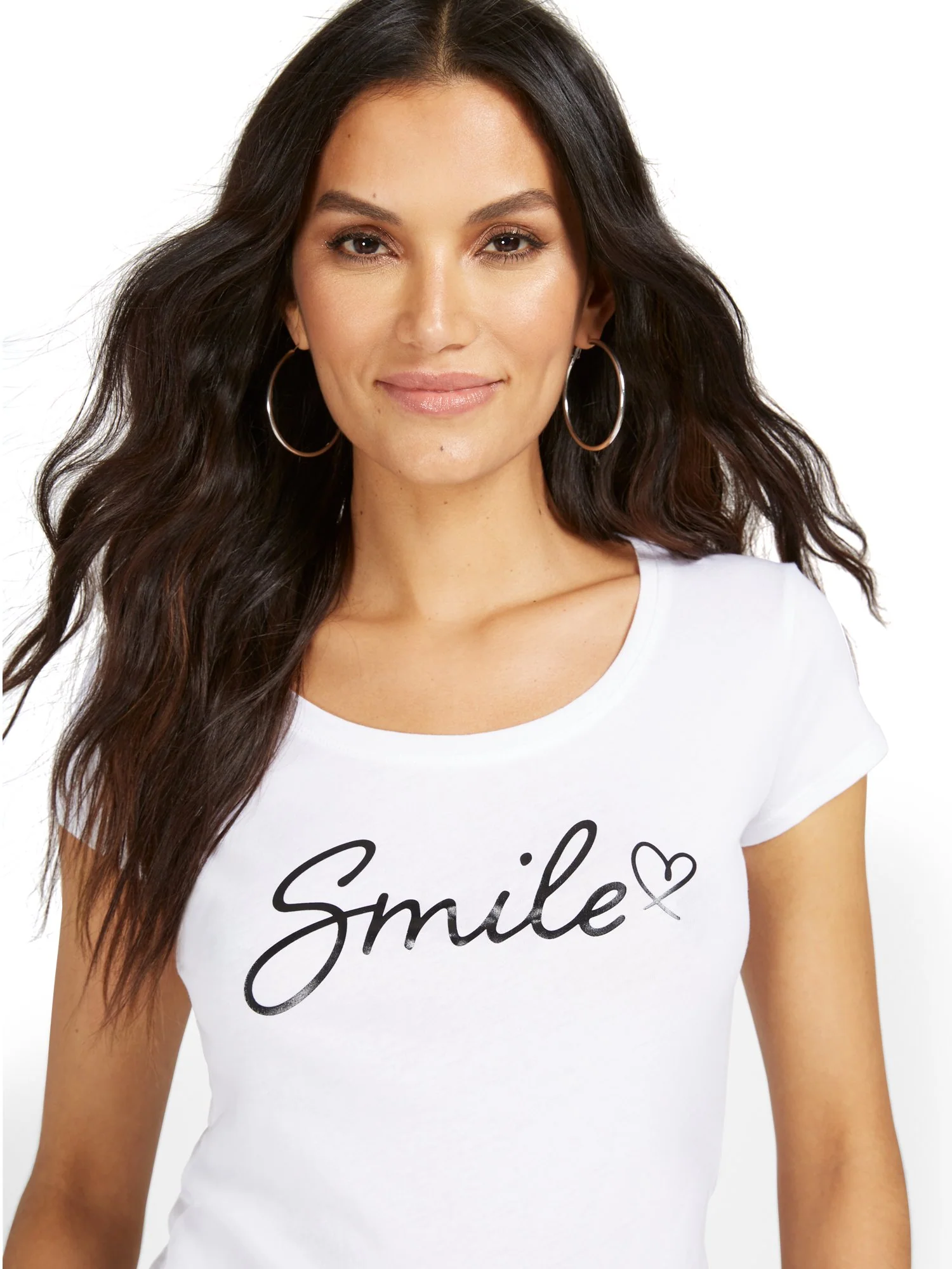 Heart Smile Graphic Tee - Image 2