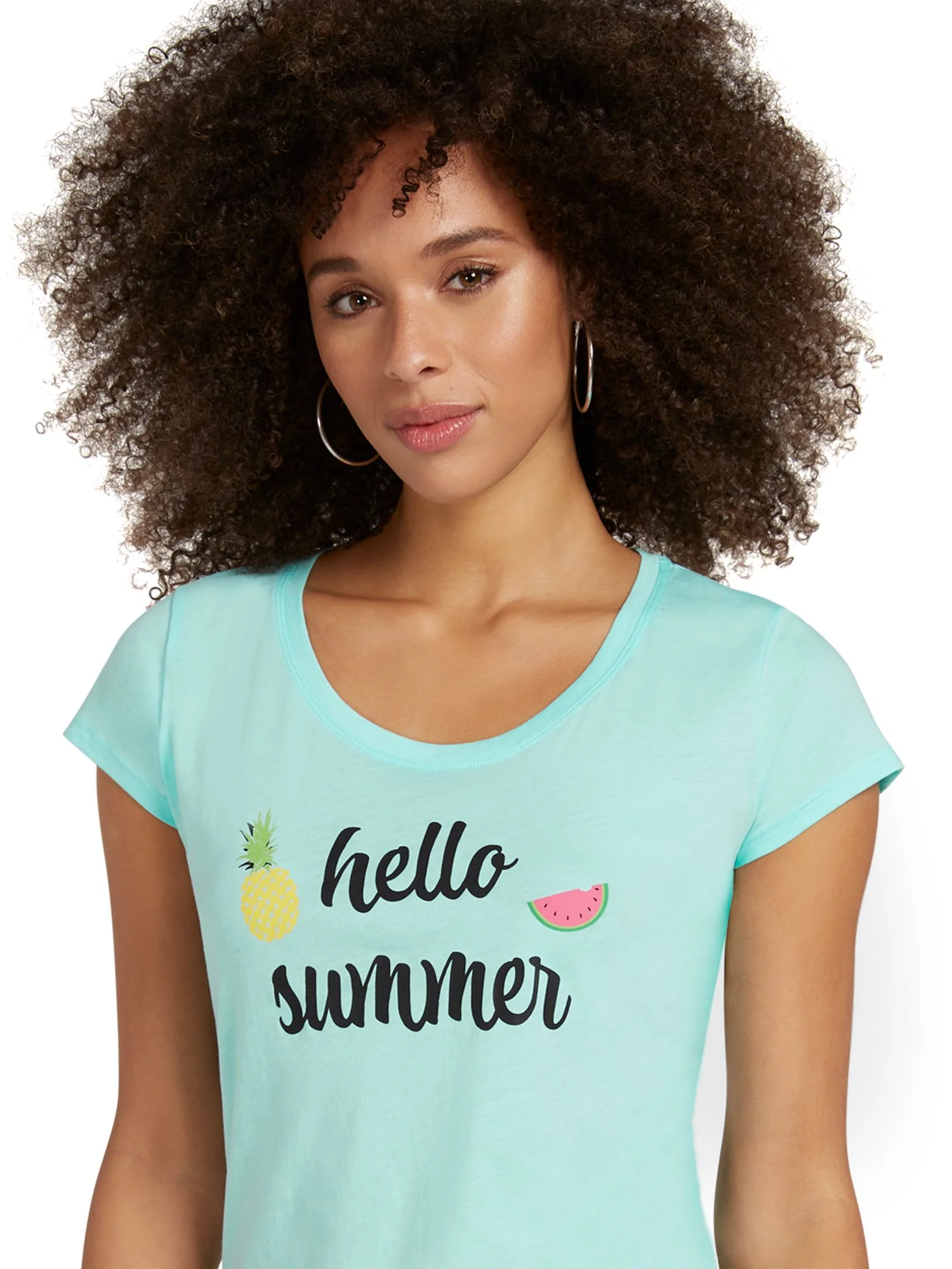 Hello Summer Graphic Tee - Image 2