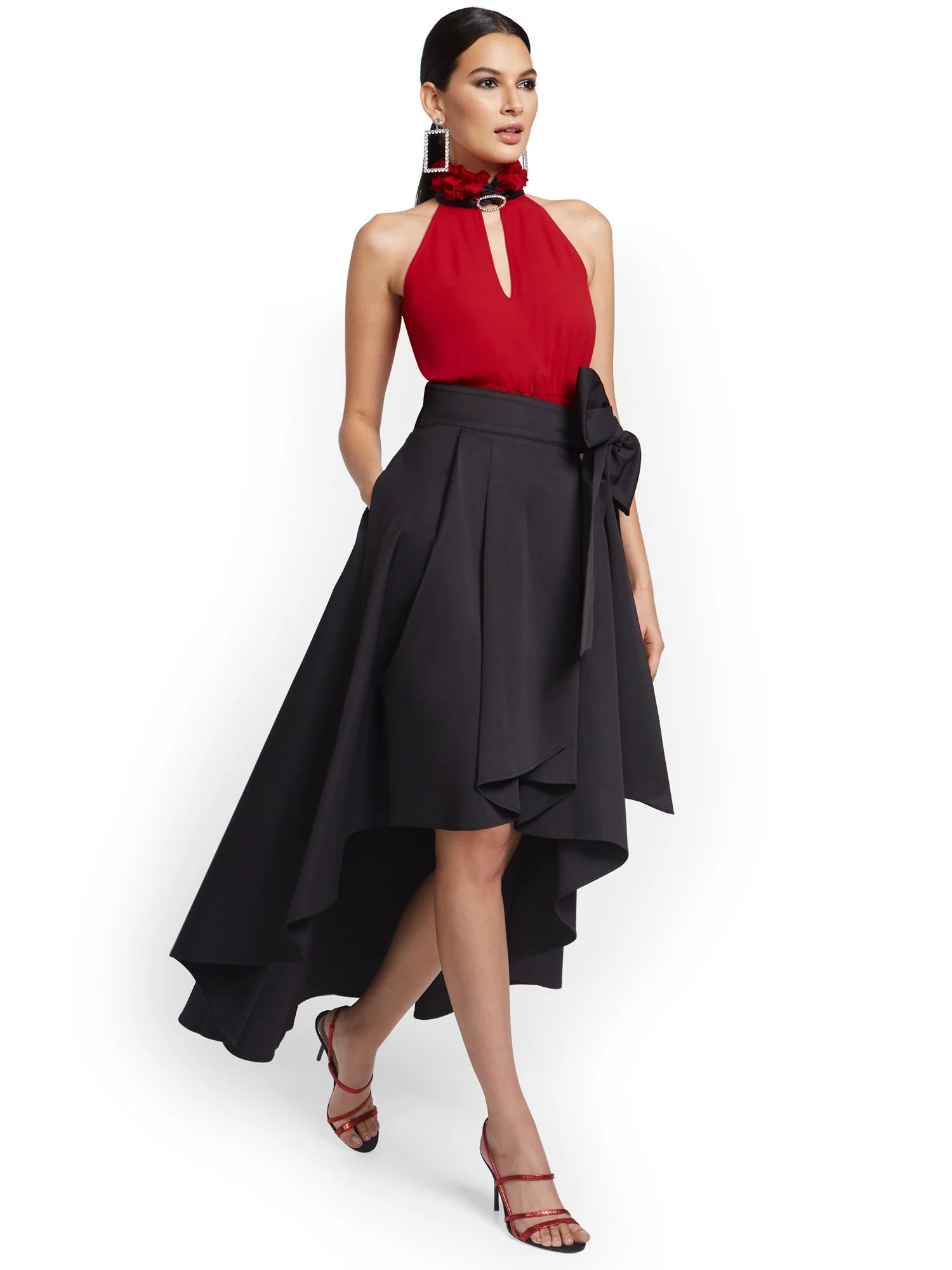 Hi-Lo Maxi Skirt - 7th Avenue - Image 3