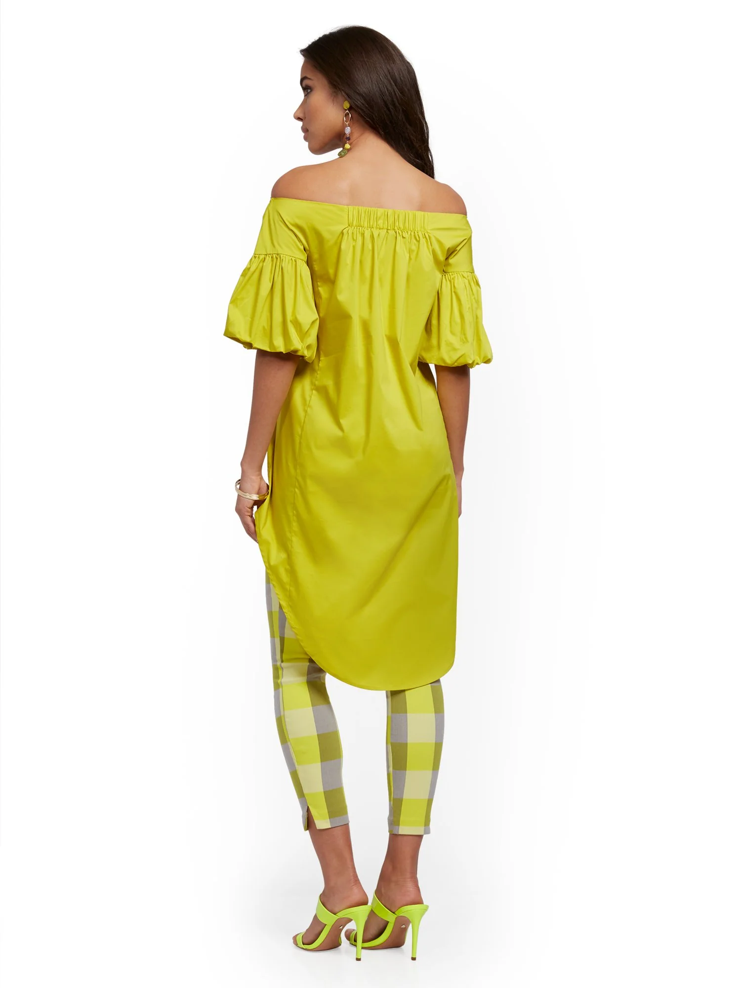 Hi-Lo Poplin Tunic Shirt - Image 8