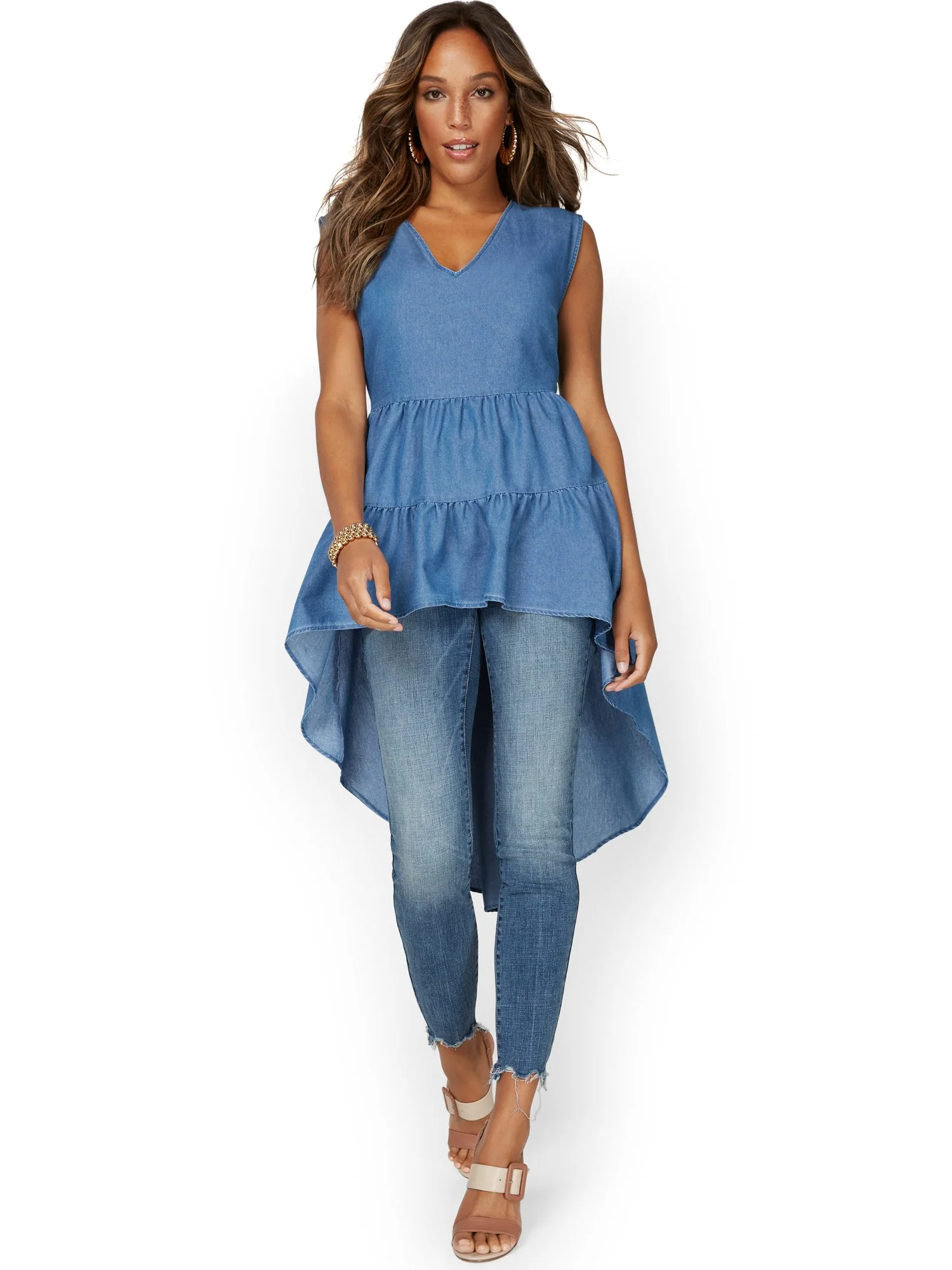 High-Low Babydoll Top - Image 2