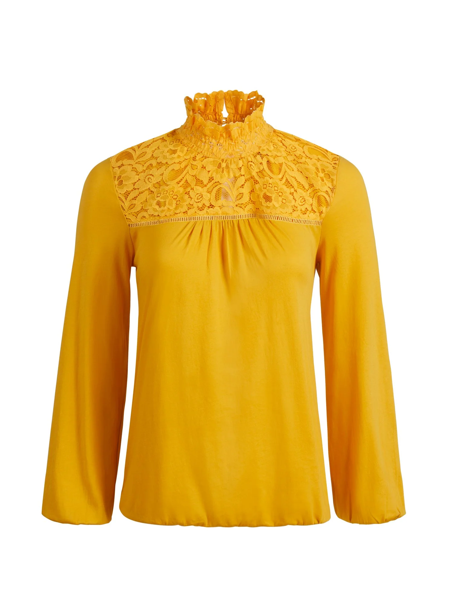 High-Neck Lace Detailed Top - Image 6