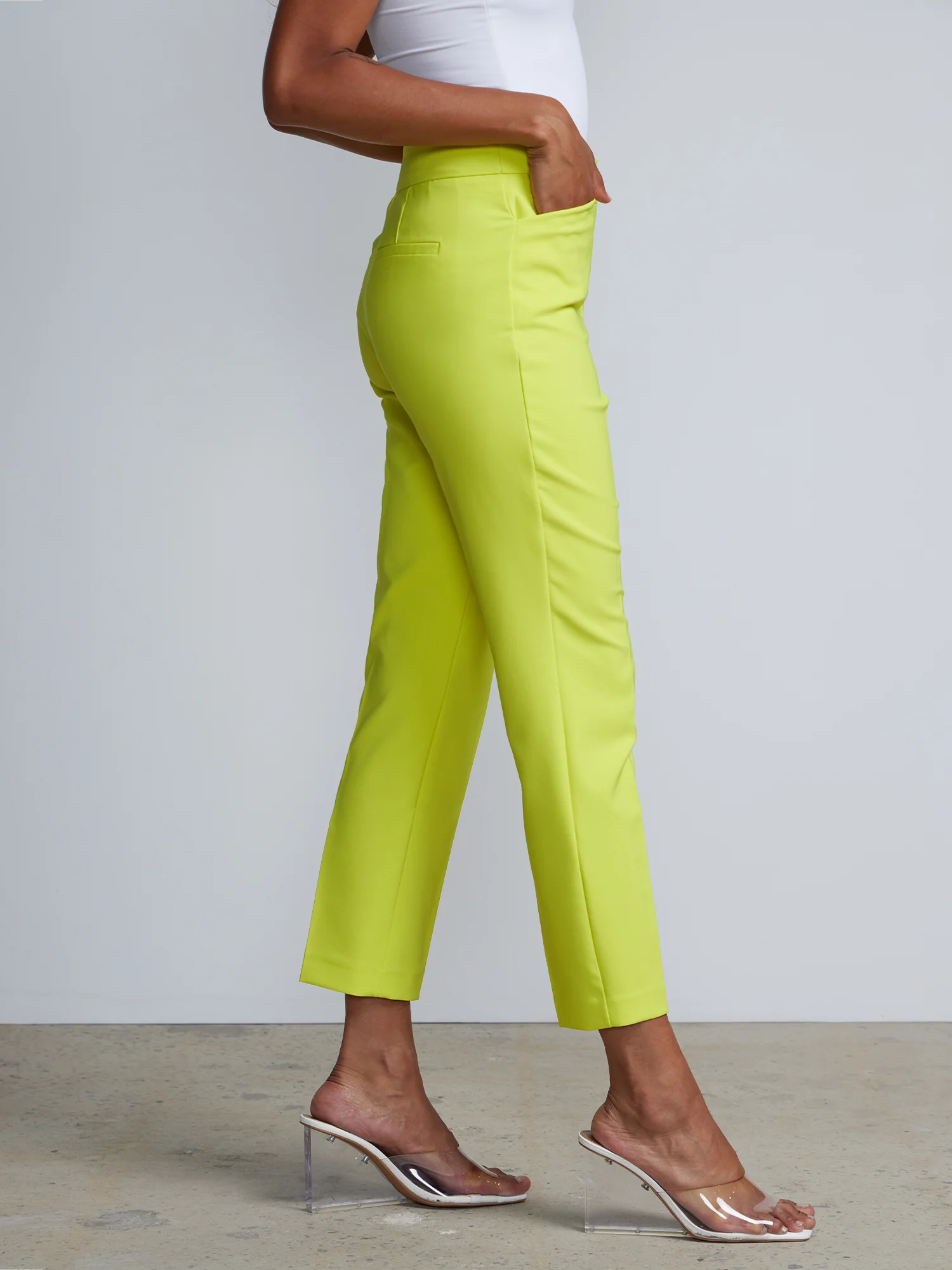 High Rise Tapered Ankle Pants - Image 2