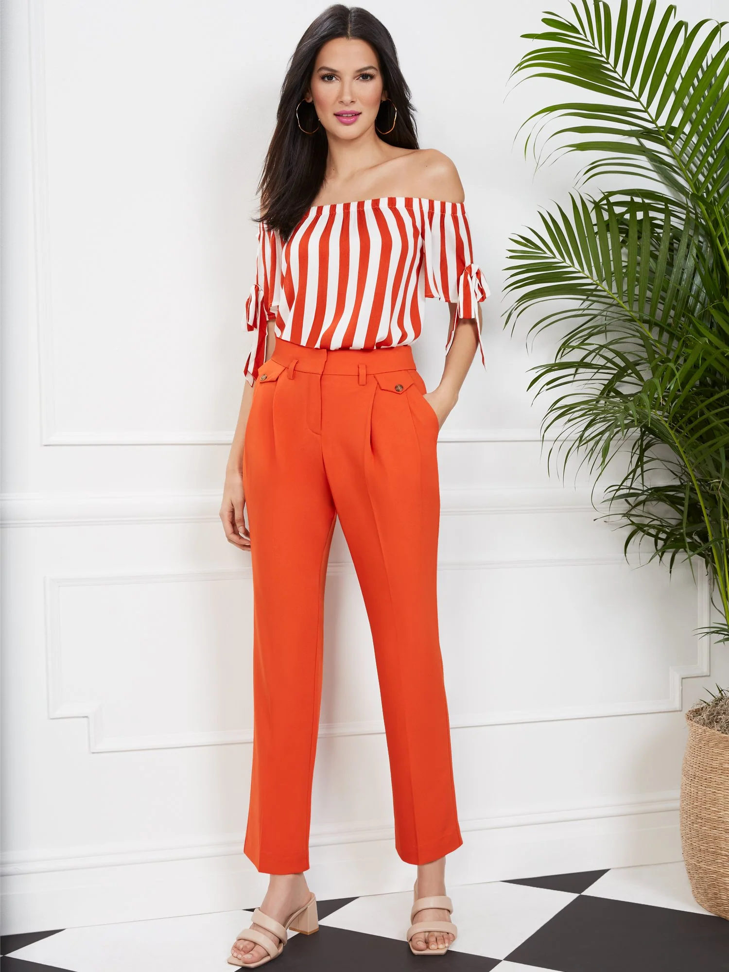 High-Waist Straight-Leg Pant - Image 7