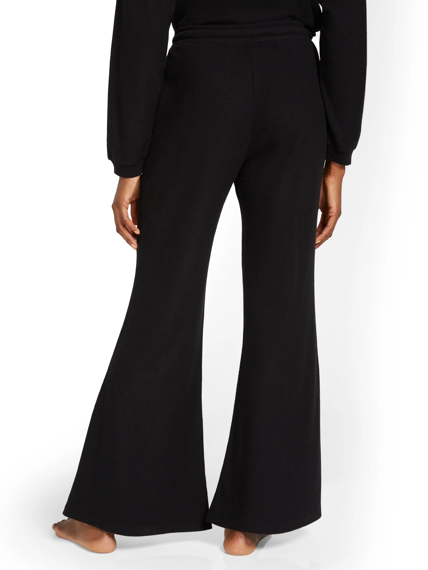 High-Waist Waffle Flare Pant - Image 3