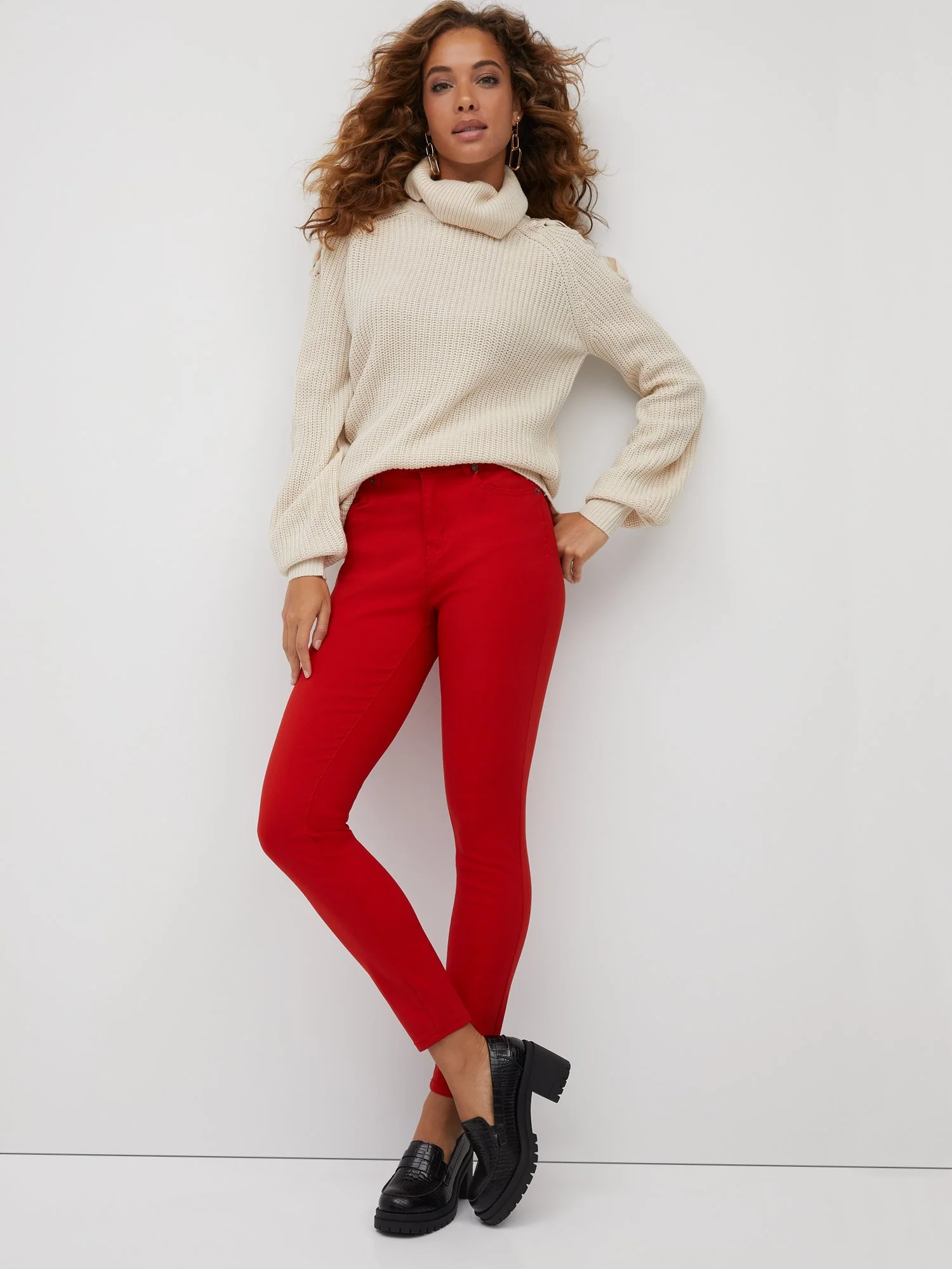 High-Waisted 5-Pocket Slim-Leg Pant - Image 6