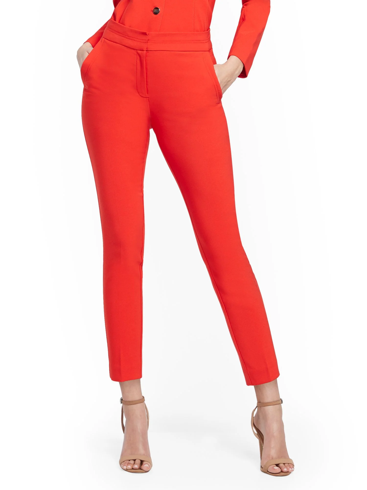 High-Waisted Ankle Pant - Two-Way Stretch - 7th Avenue - Image 2