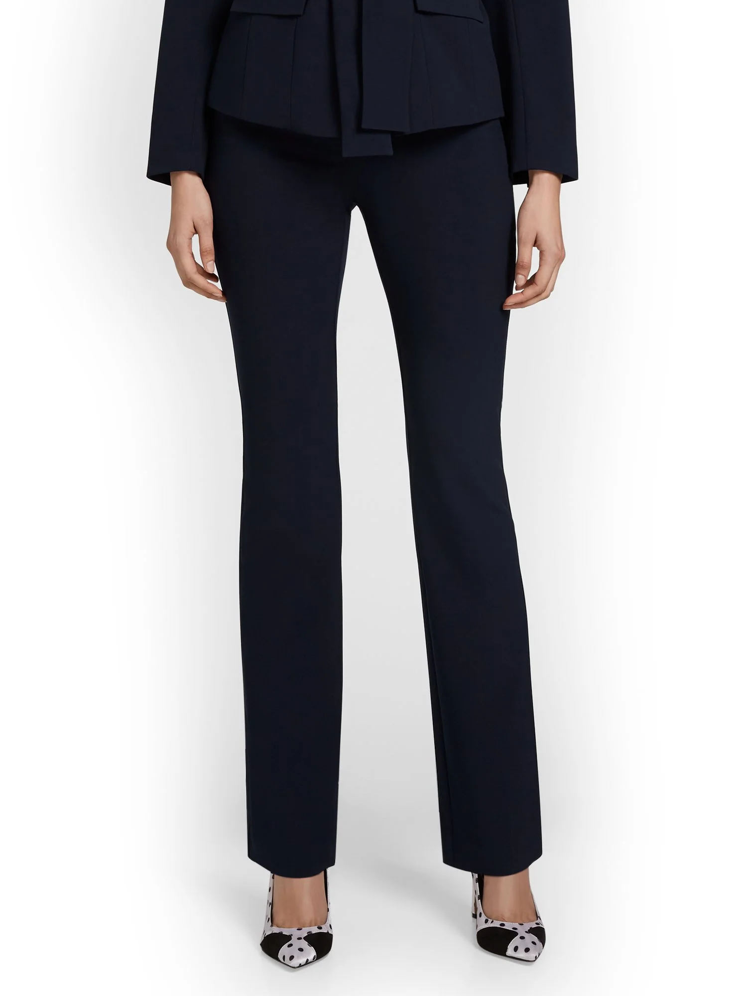 High-Waisted Barely Bootcut Pant - Essential Stretch - Image 16