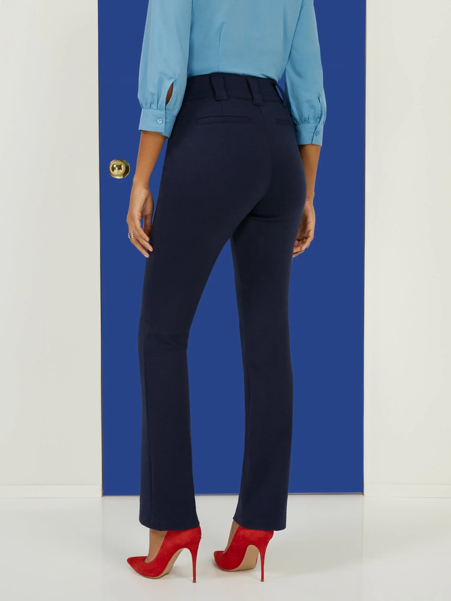 High-Waisted Barely Bootcut Pant - Superflex - Image 3