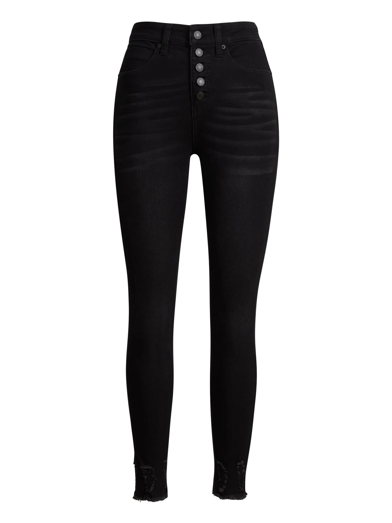 High-Waisted Button-Fly Skinny Jeans - Image 2