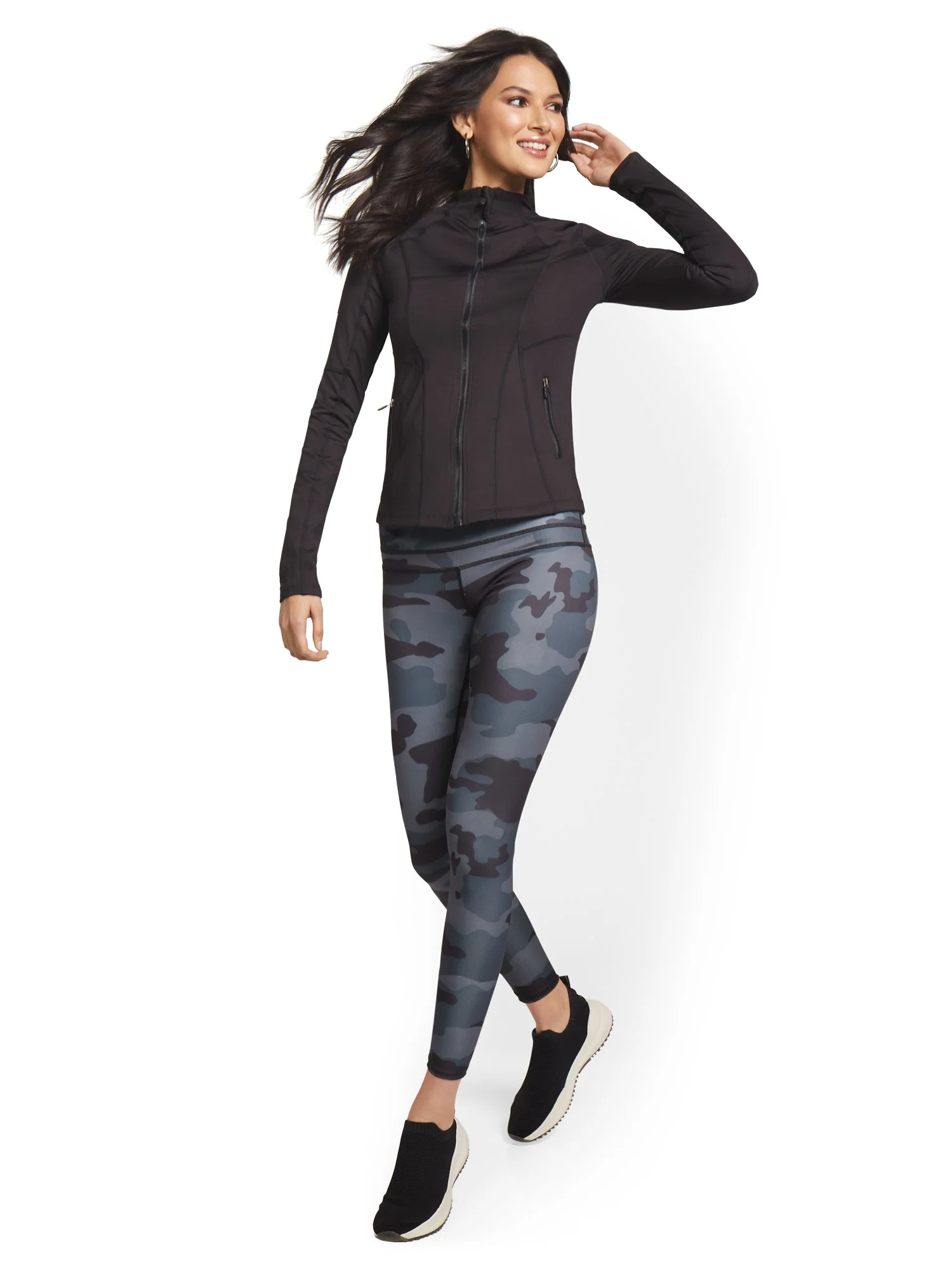 High-Waisted Camo-Print Legging - Image 4