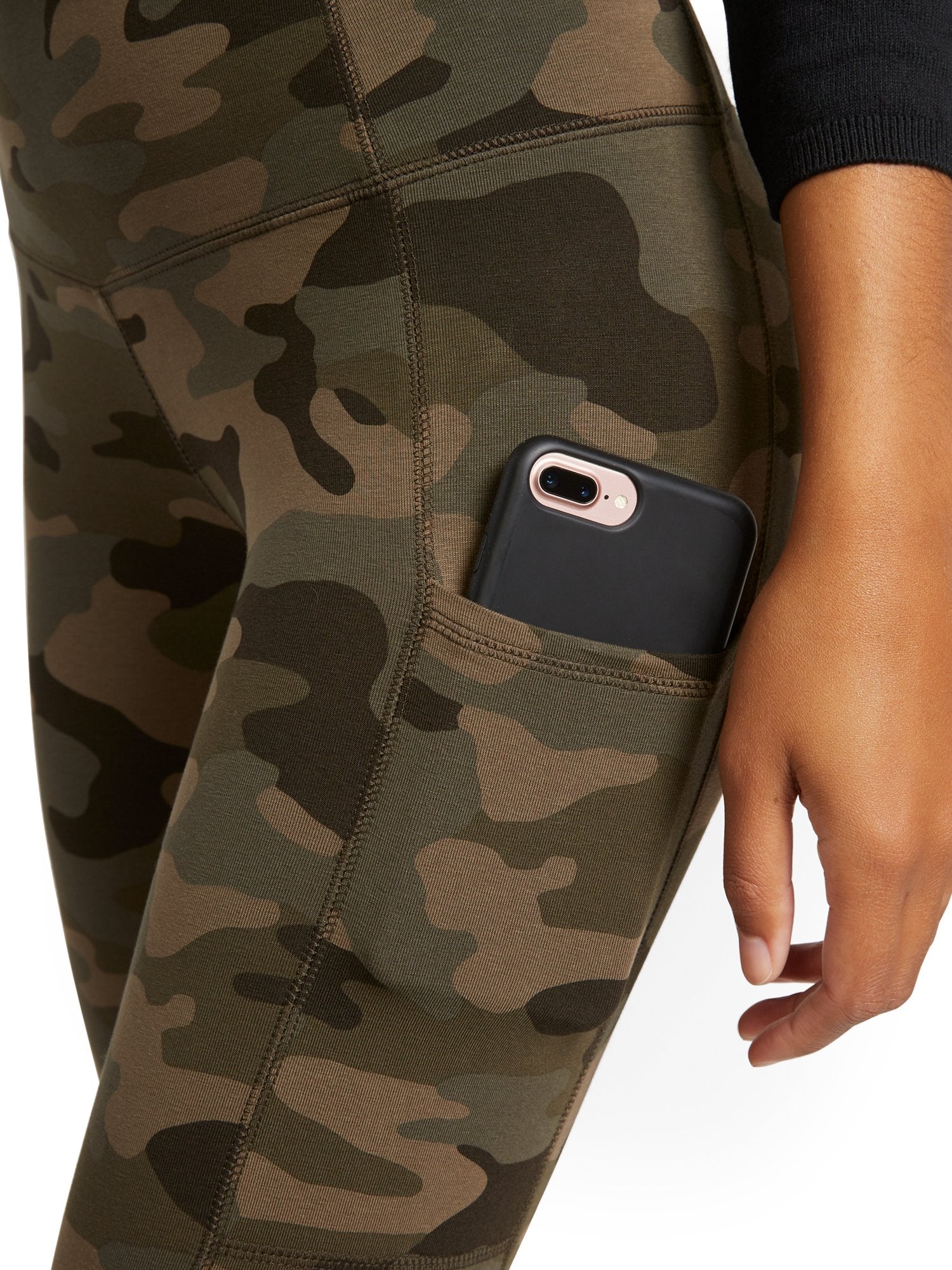 High-Waisted Camo-Print Pocket Legging - Image 2