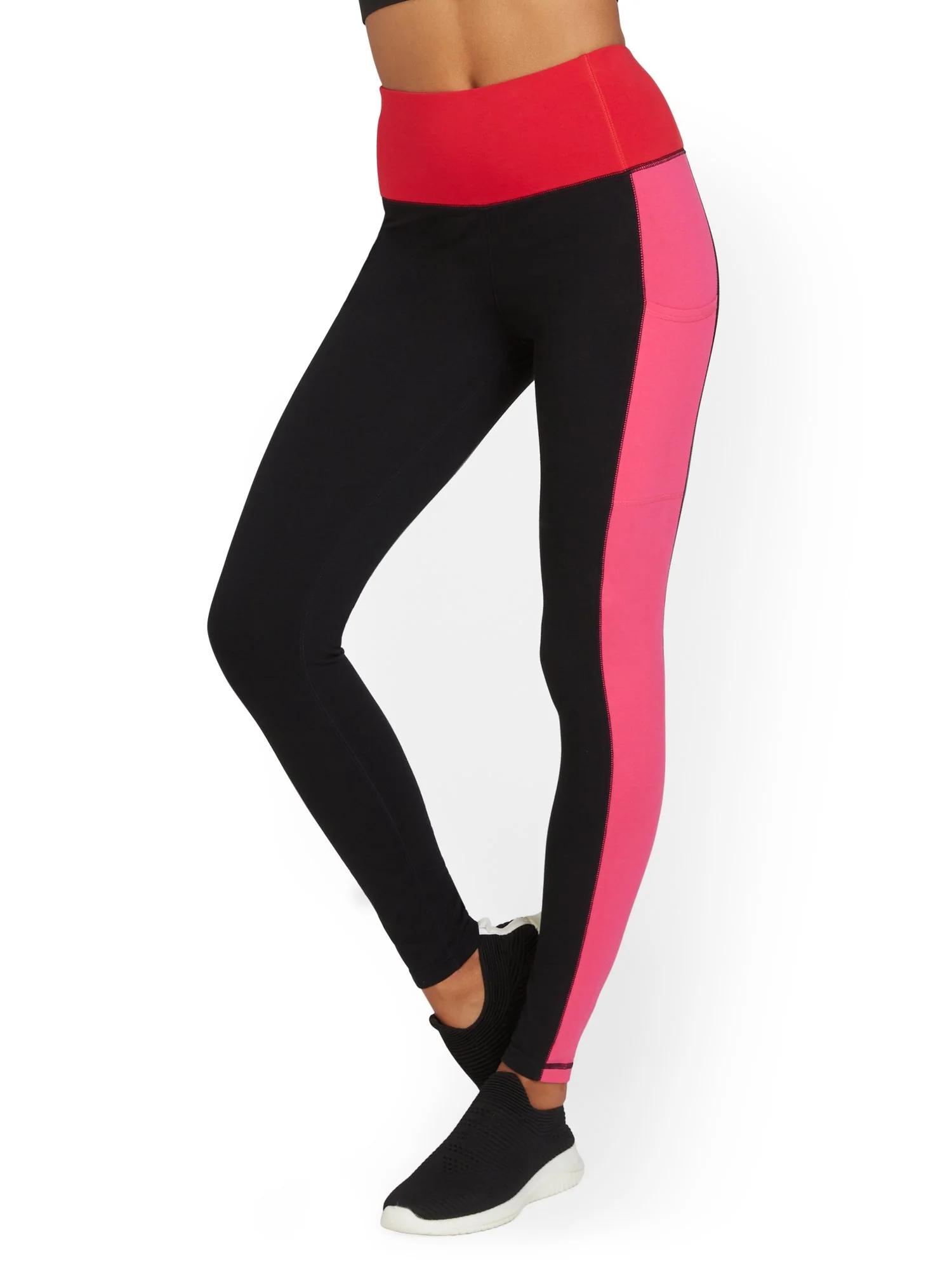 High-Waisted Colorblock Pocket Legging