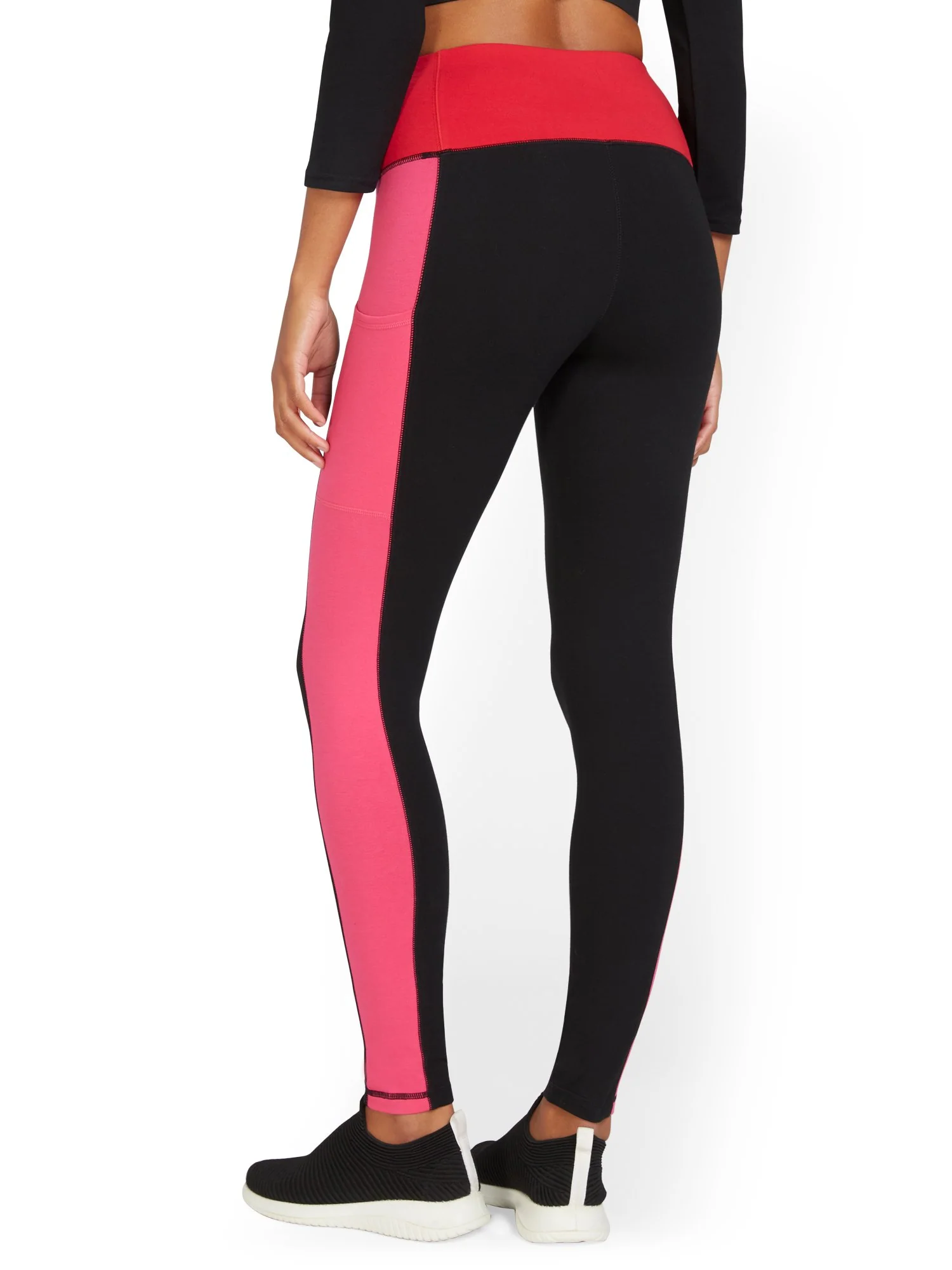 High-Waisted Colorblock Pocket Legging - Image 3