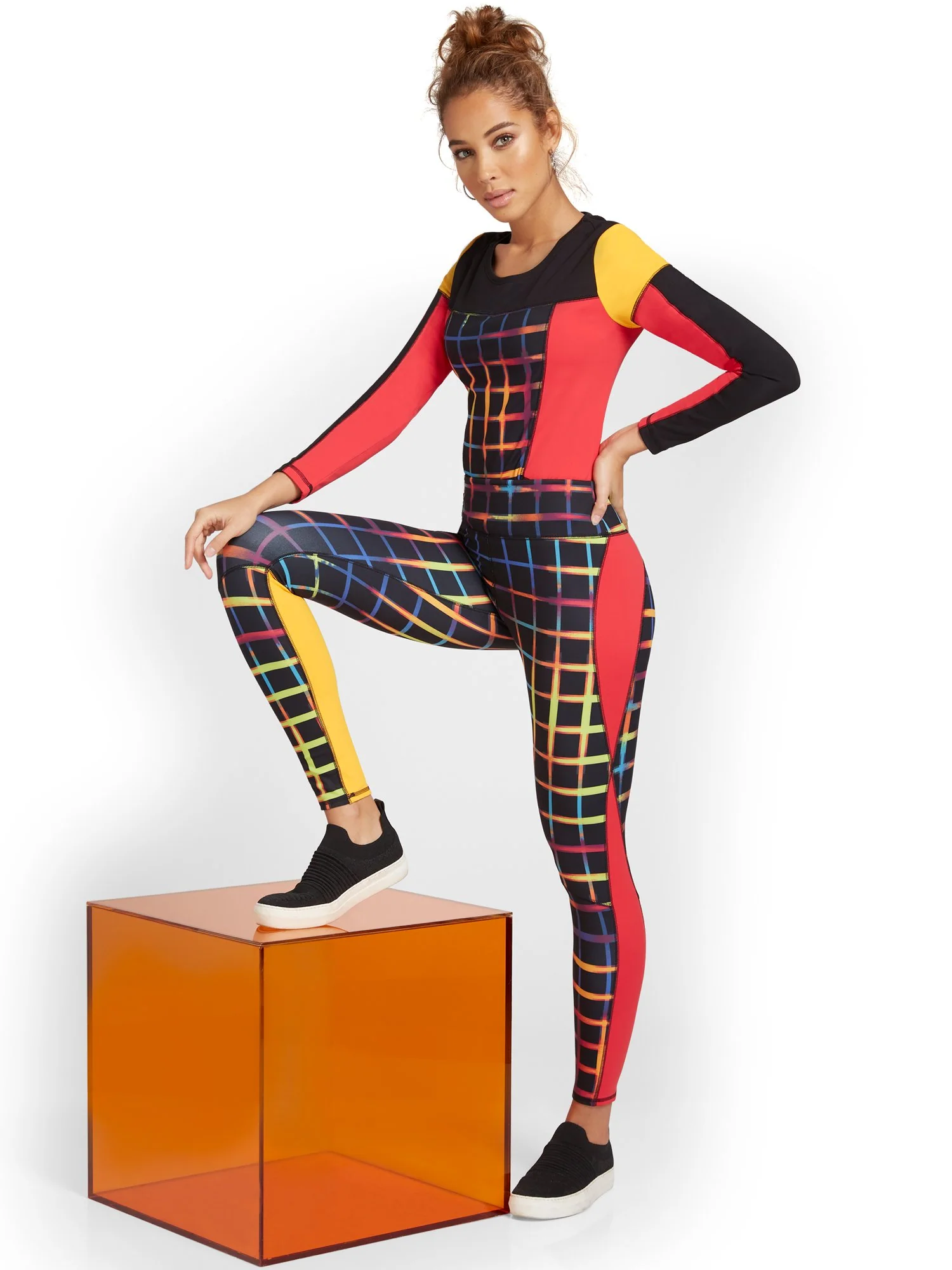 High-Waisted Colorblock Pocket Legging - City Contour
