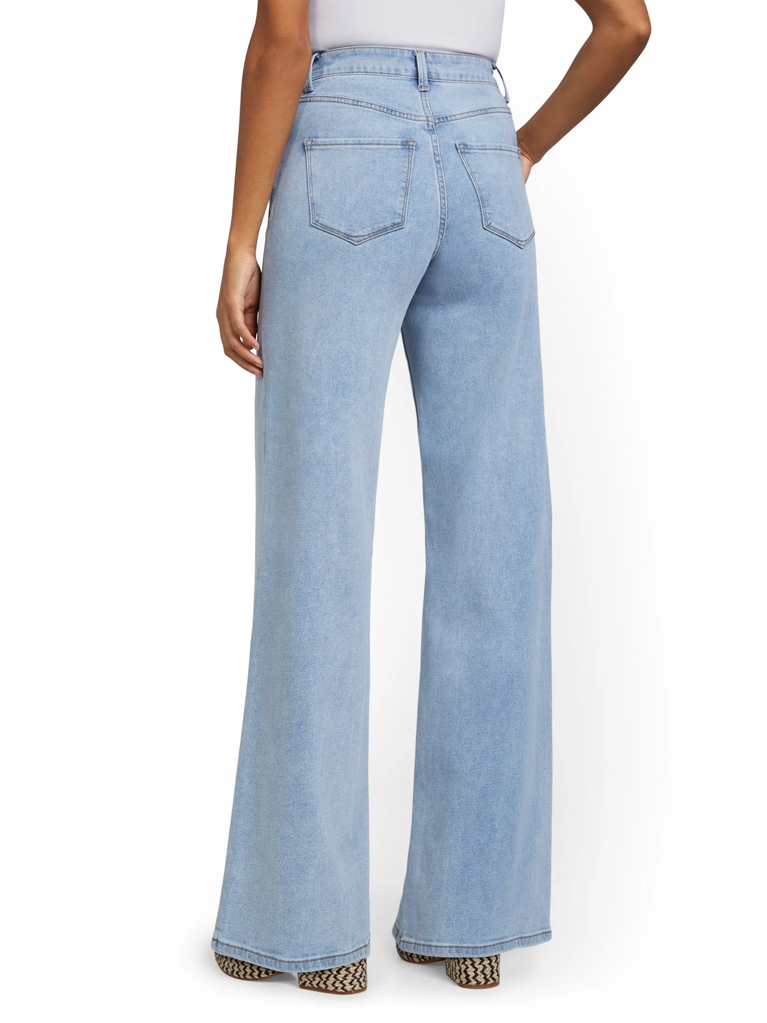 High-Waisted Extreme Wide-Leg Jeans - Image 3