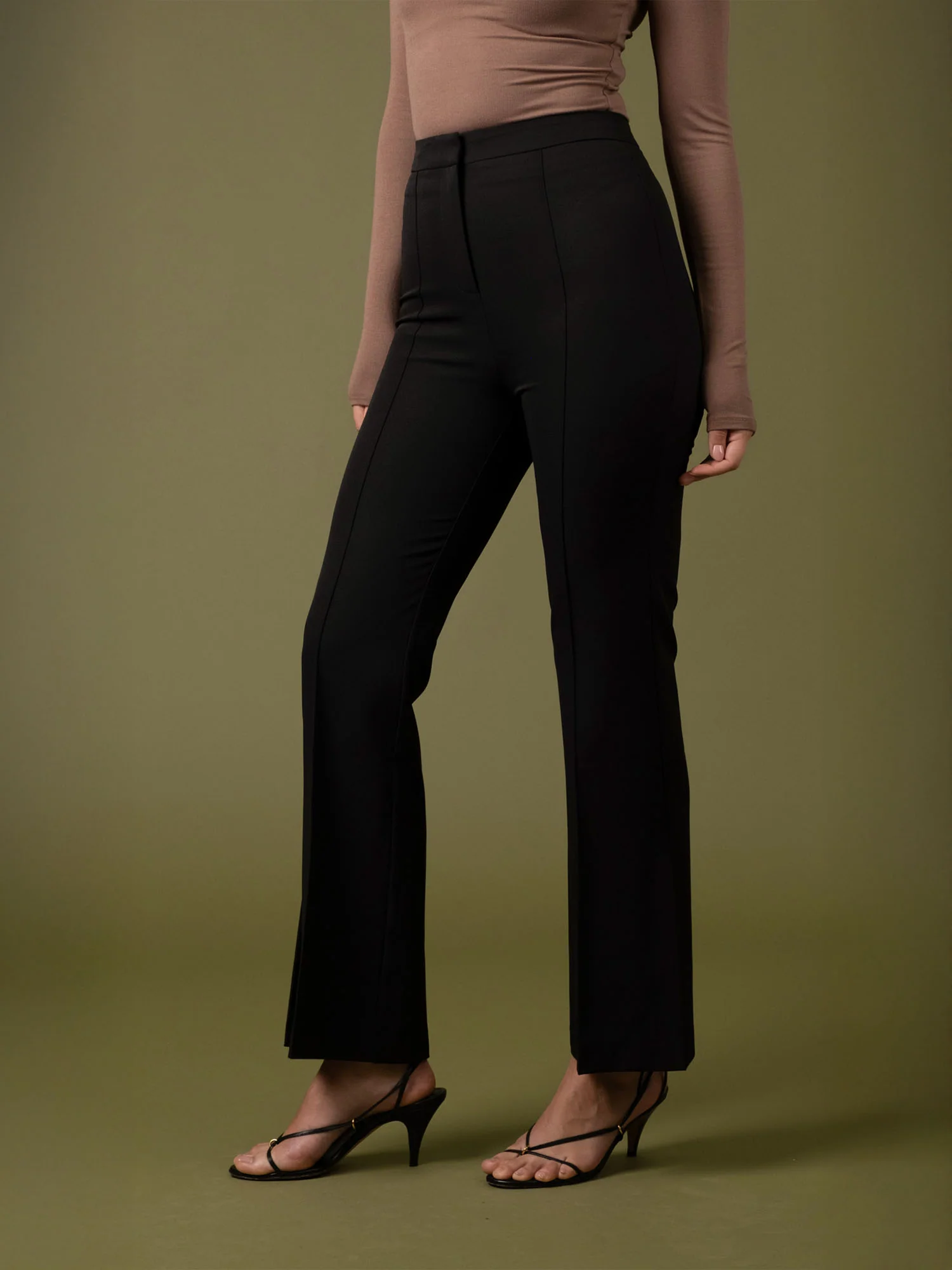 High Waisted Flare Pants - Image 11