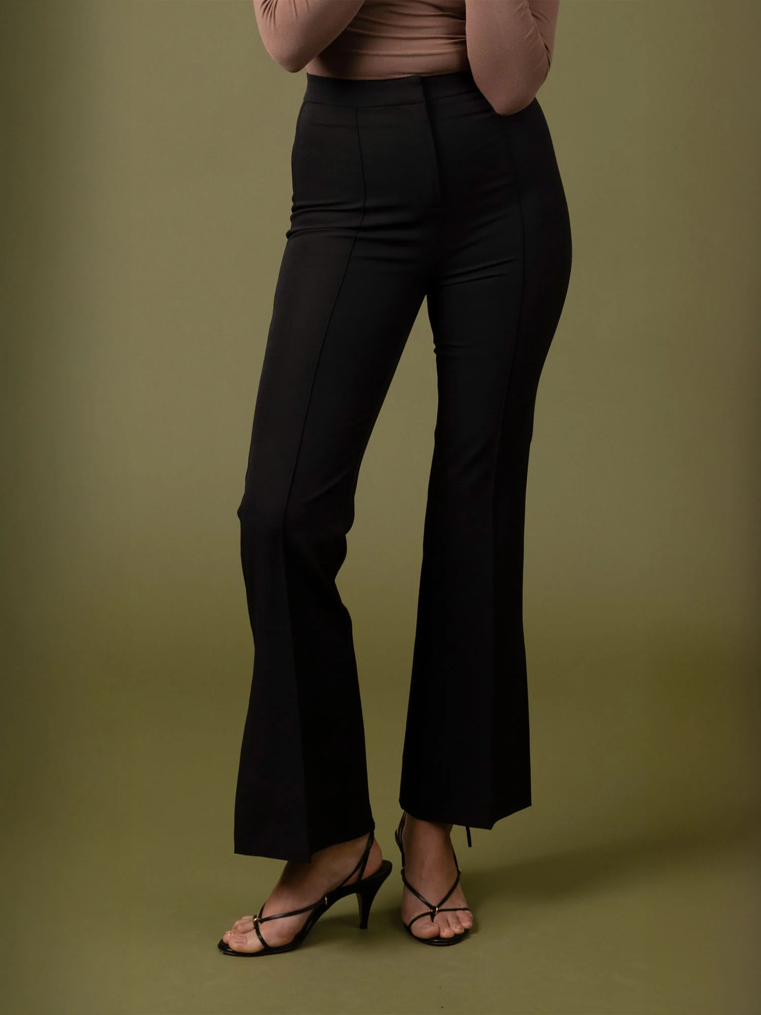 High Waisted Flare Pants - Image 4