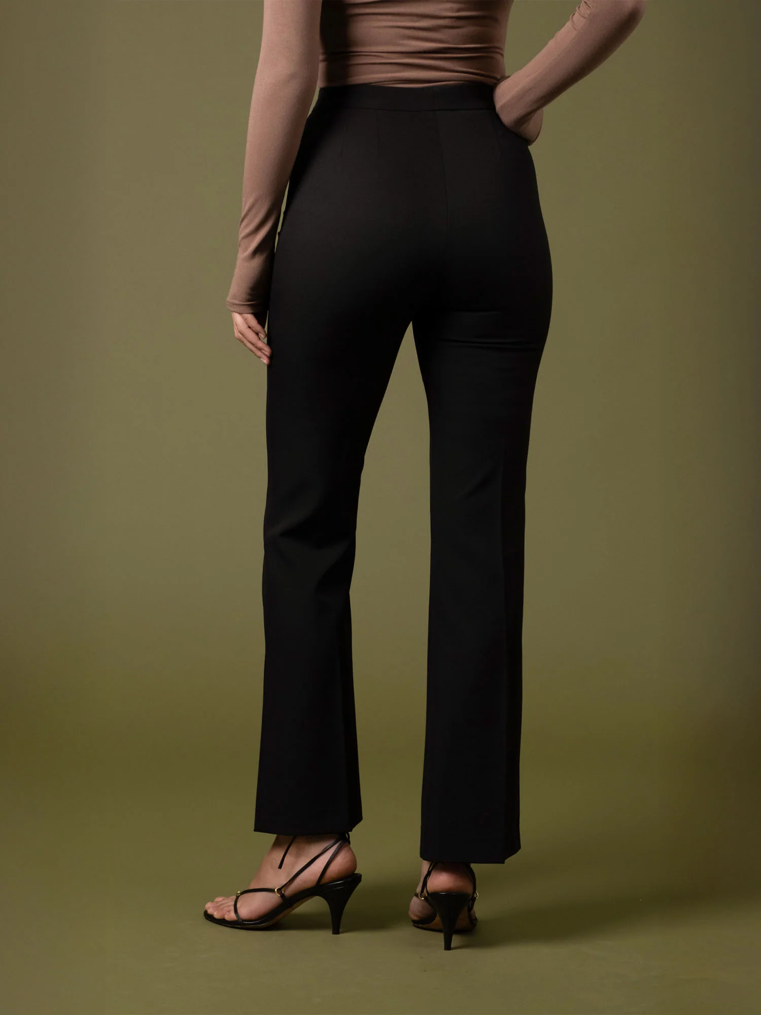 High Waisted Flare Pants - Image 6
