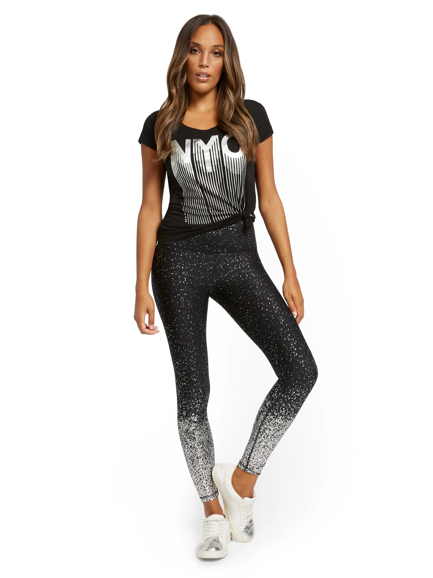 High-Waisted Glittery Pocket Legging - Image 4