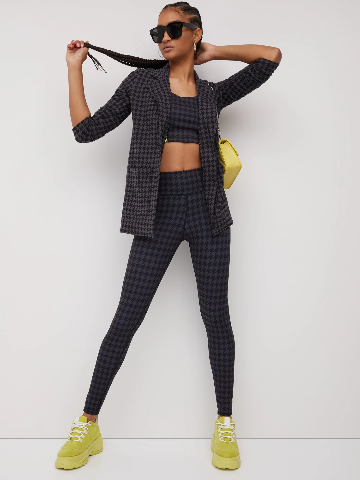 High-Waisted Houndstooth Pocket Legging - Image 2