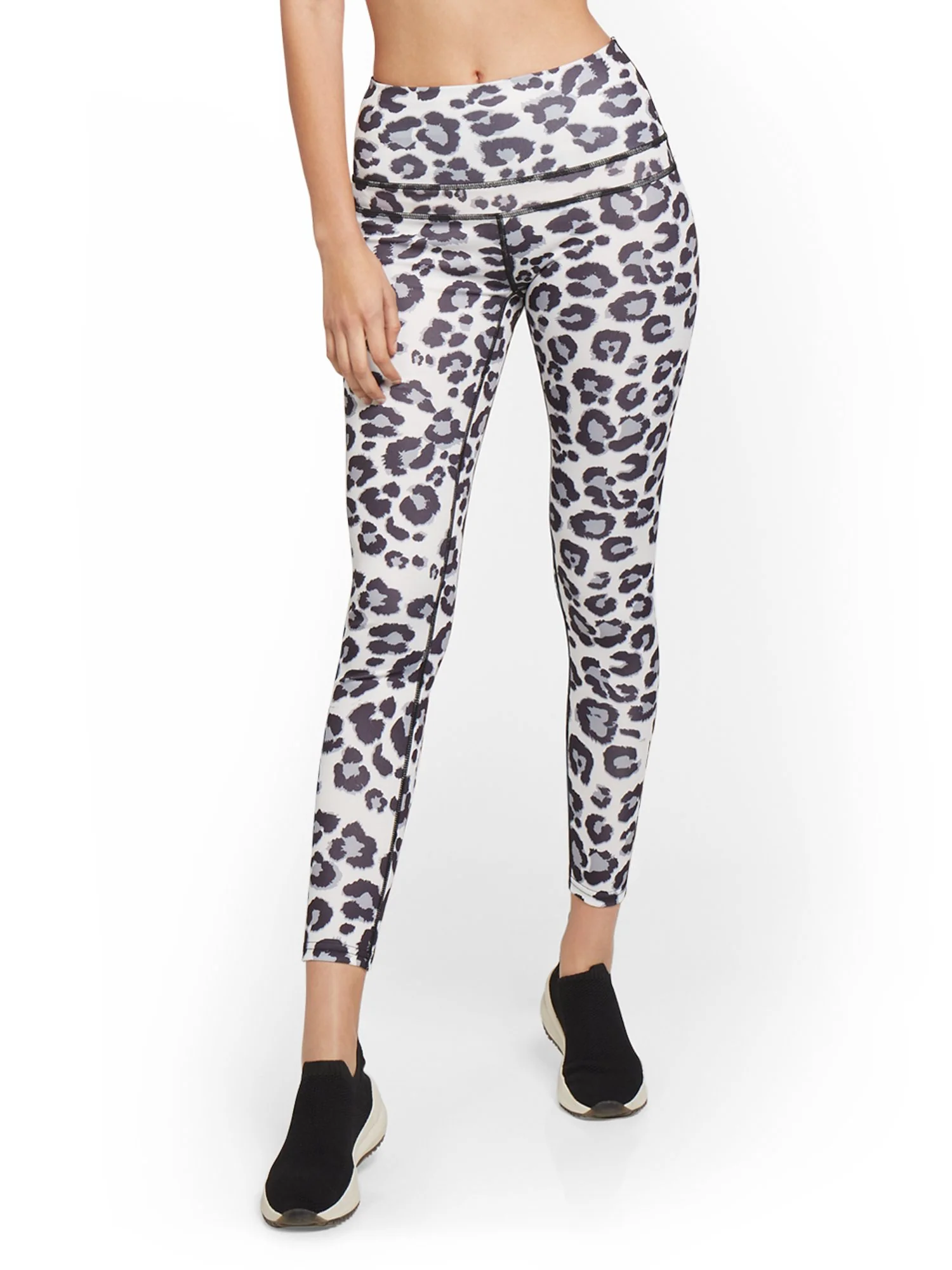High-Waisted Leopard-Print Legging