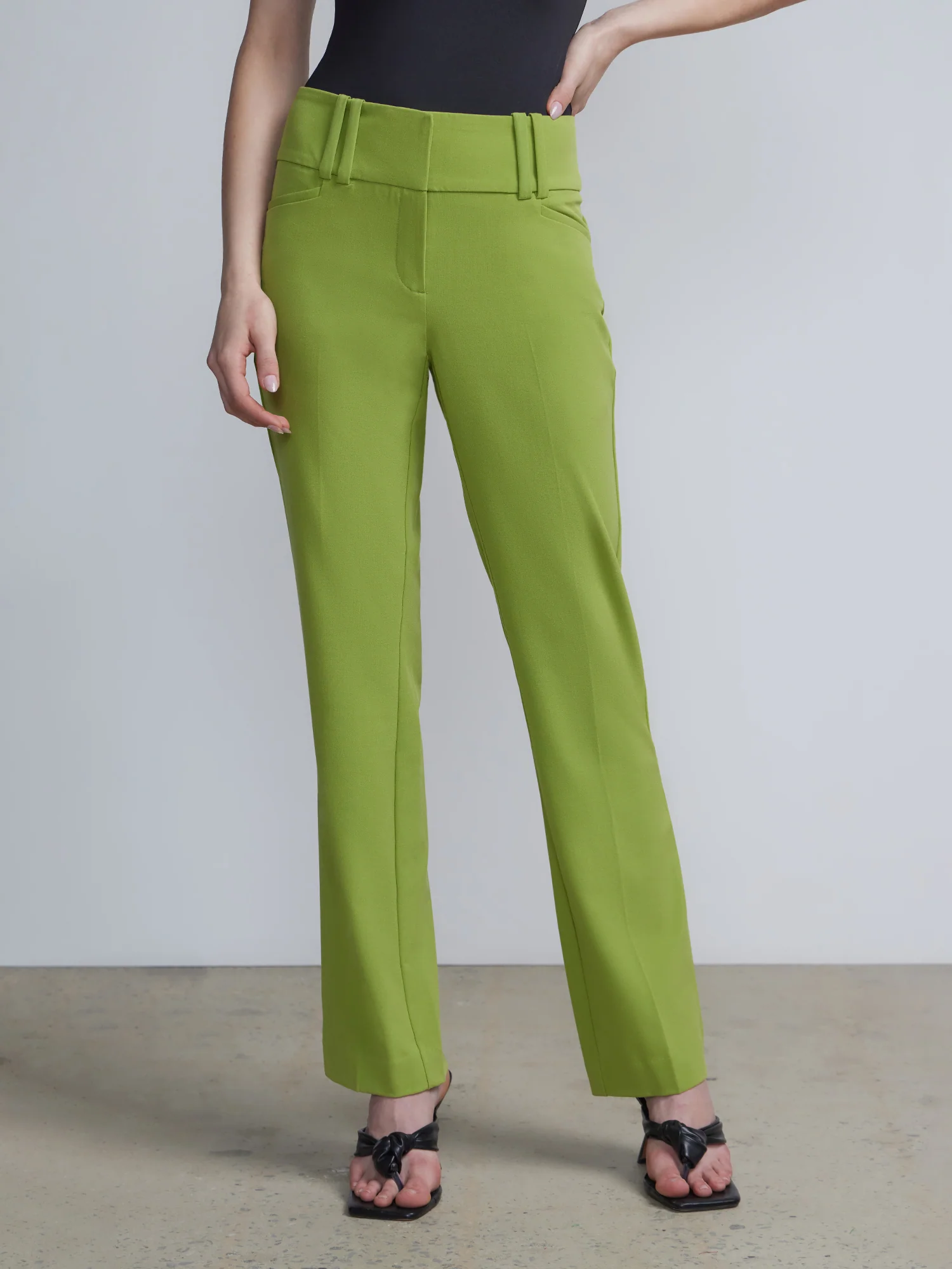 High-Waisted Modern-Fit Straight-Leg Pant - Essential Stretch - Image 16