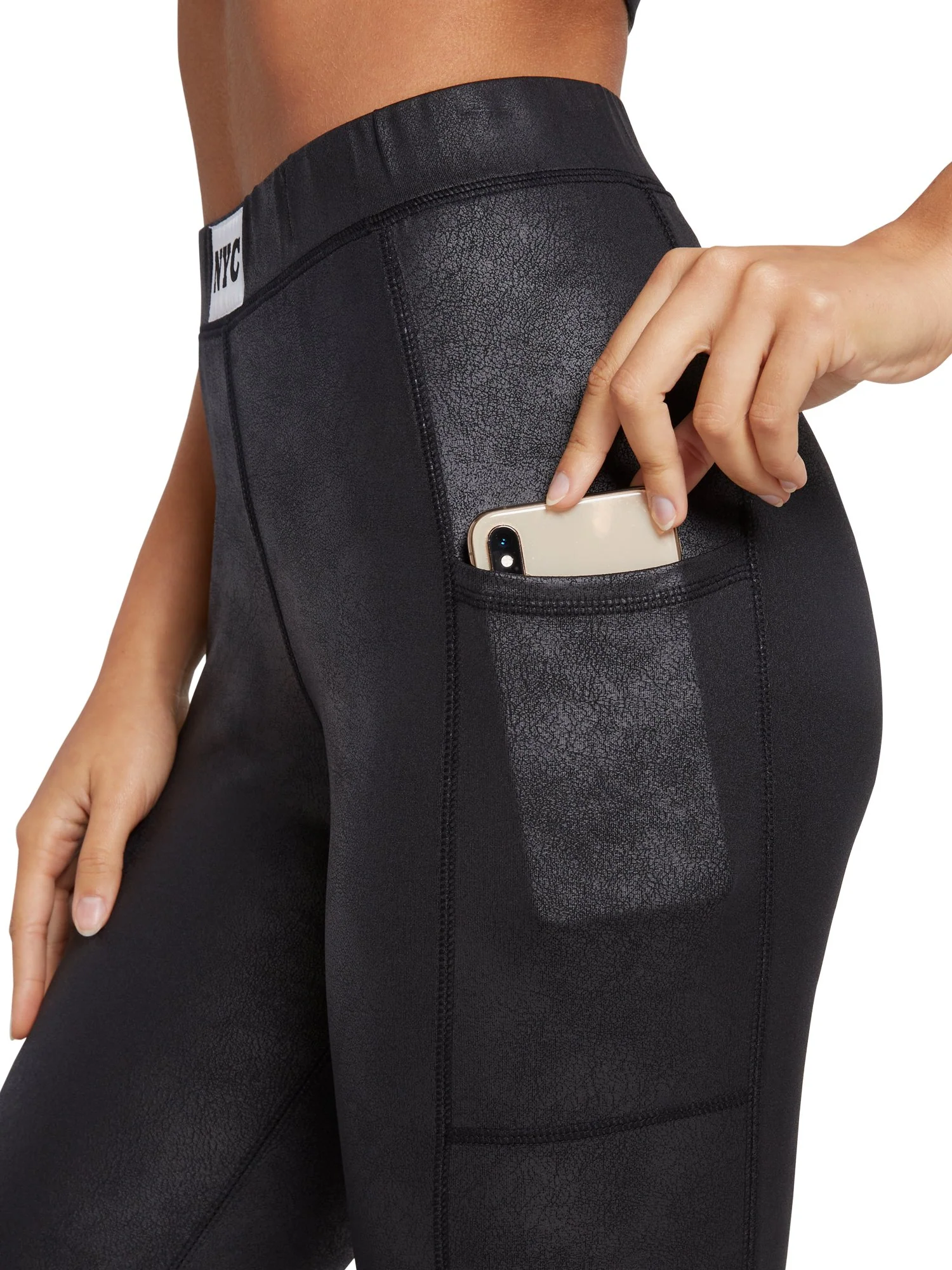 High-Waisted NYC Scuba Pocket Legging - Image 4