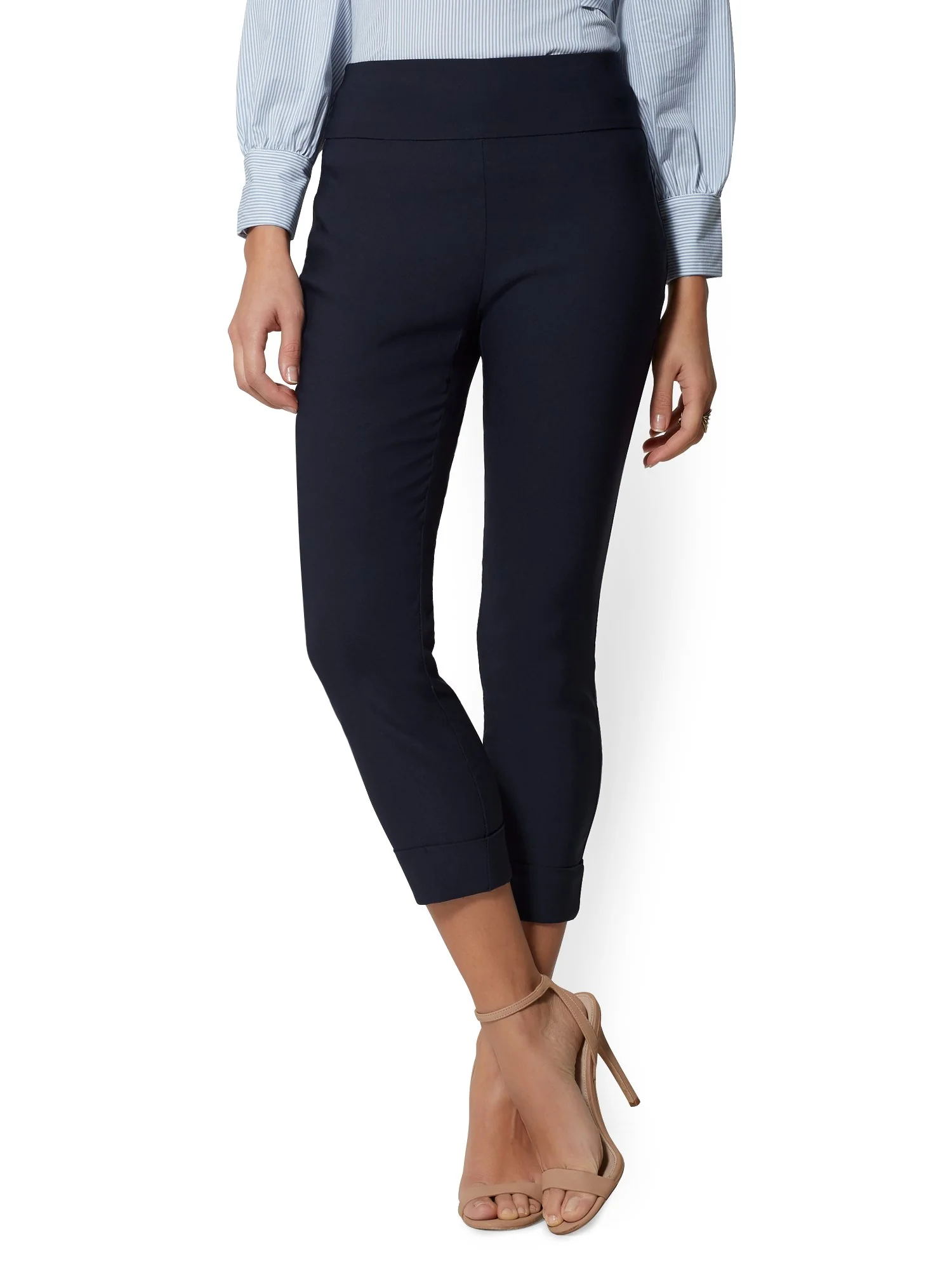 High-Waisted Pull-On Crop Pant - Image 11