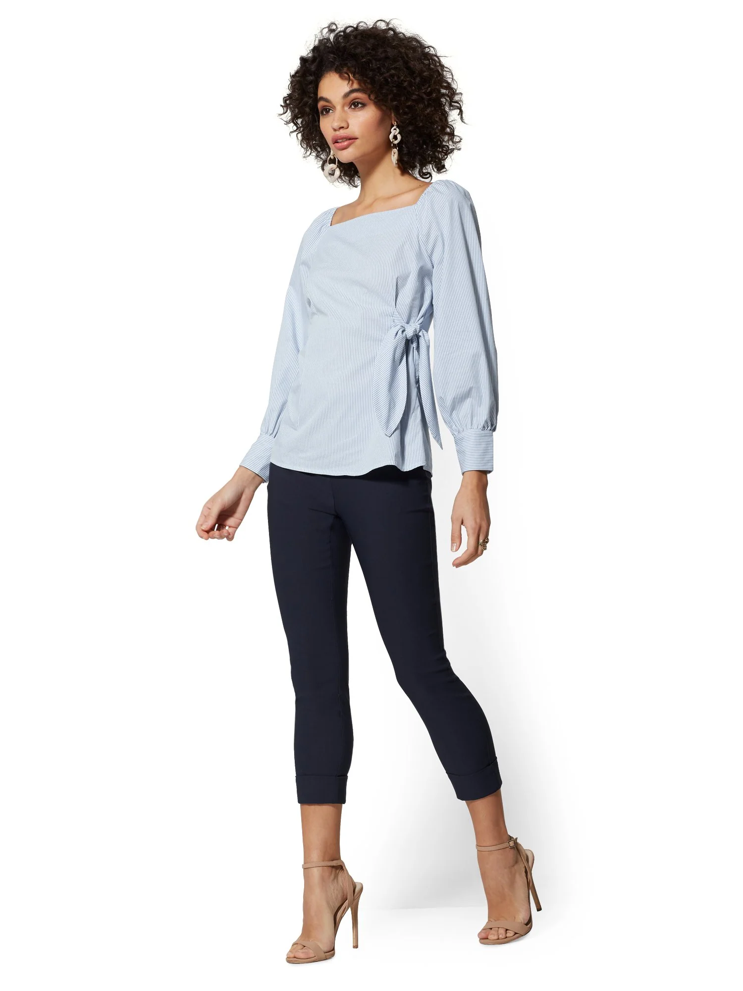 High-Waisted Pull-On Crop Pant - Image 13