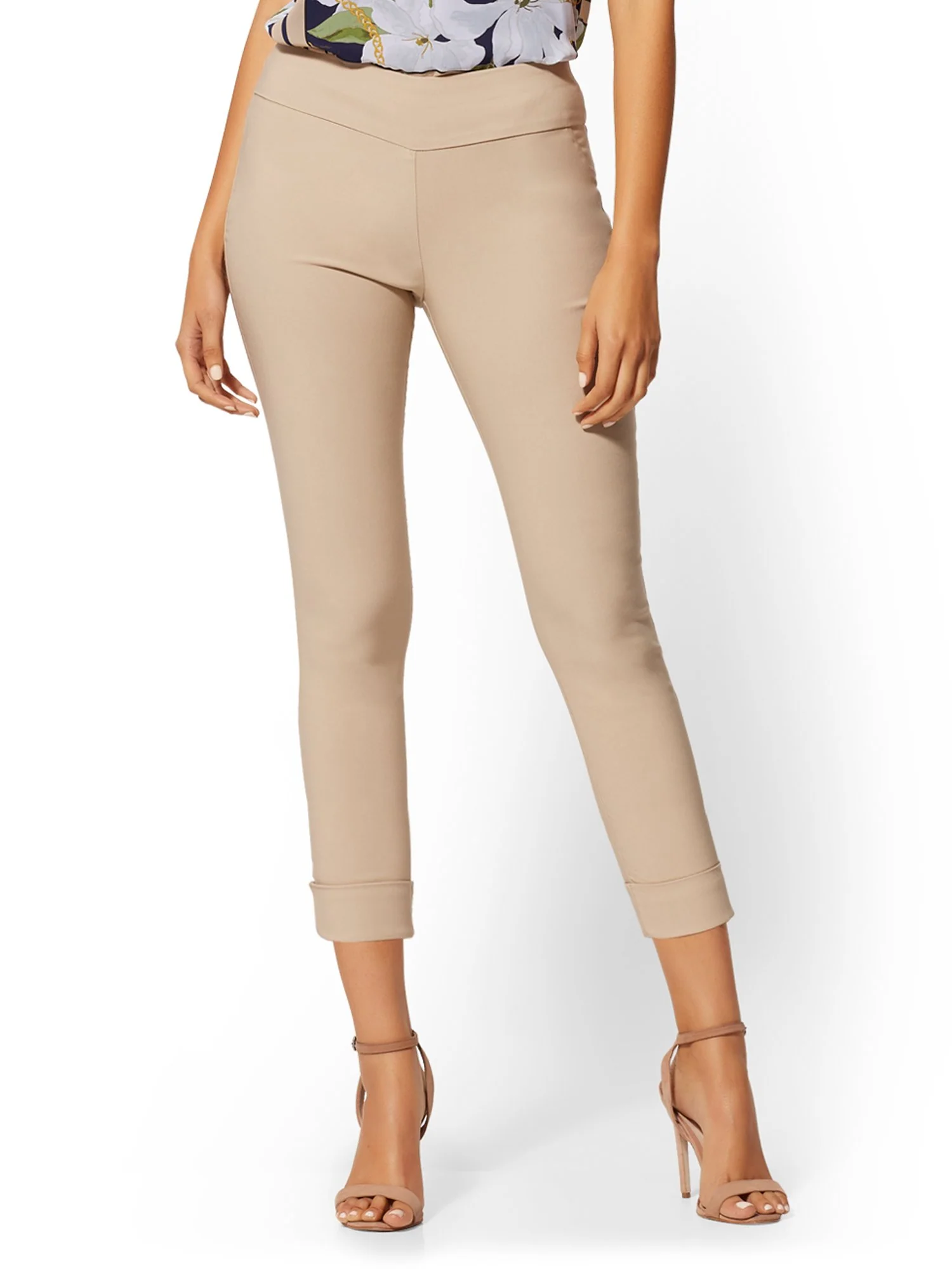 High-Waisted Pull-On Crop Pant - Image 15