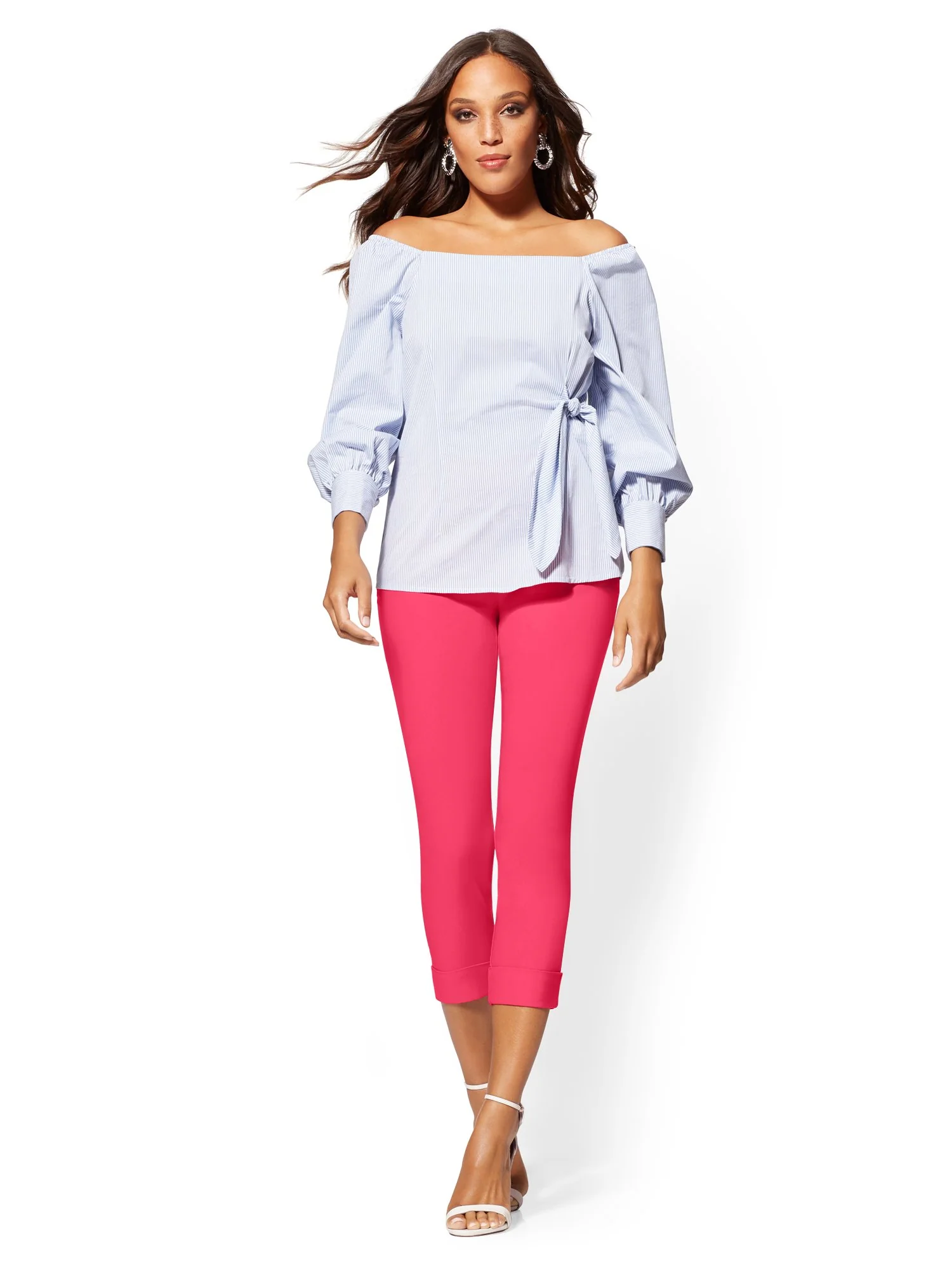 High-Waisted Pull-On Crop Pant - Image 25