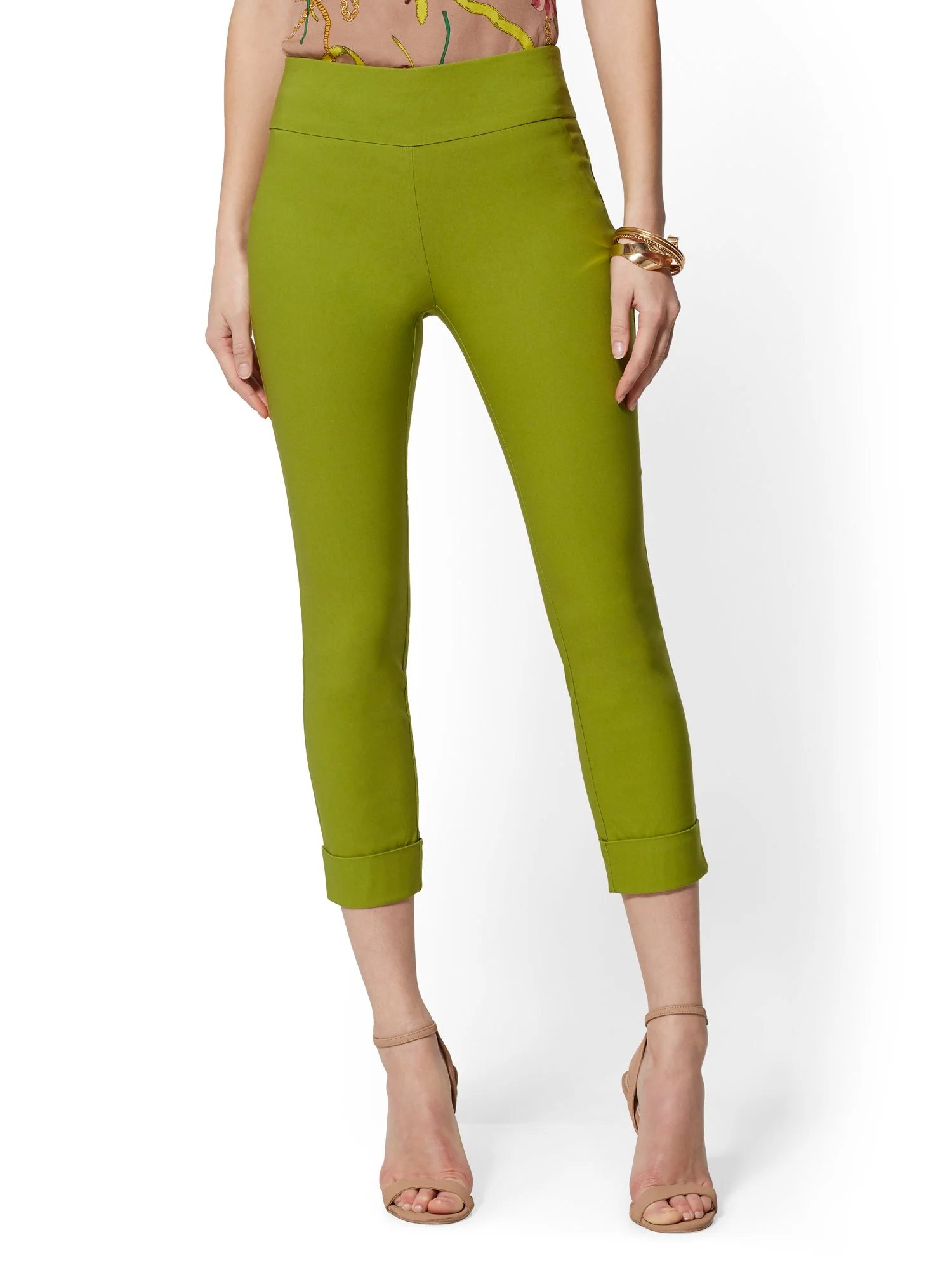 High-Waisted Pull-On Crop Pant - Image 28