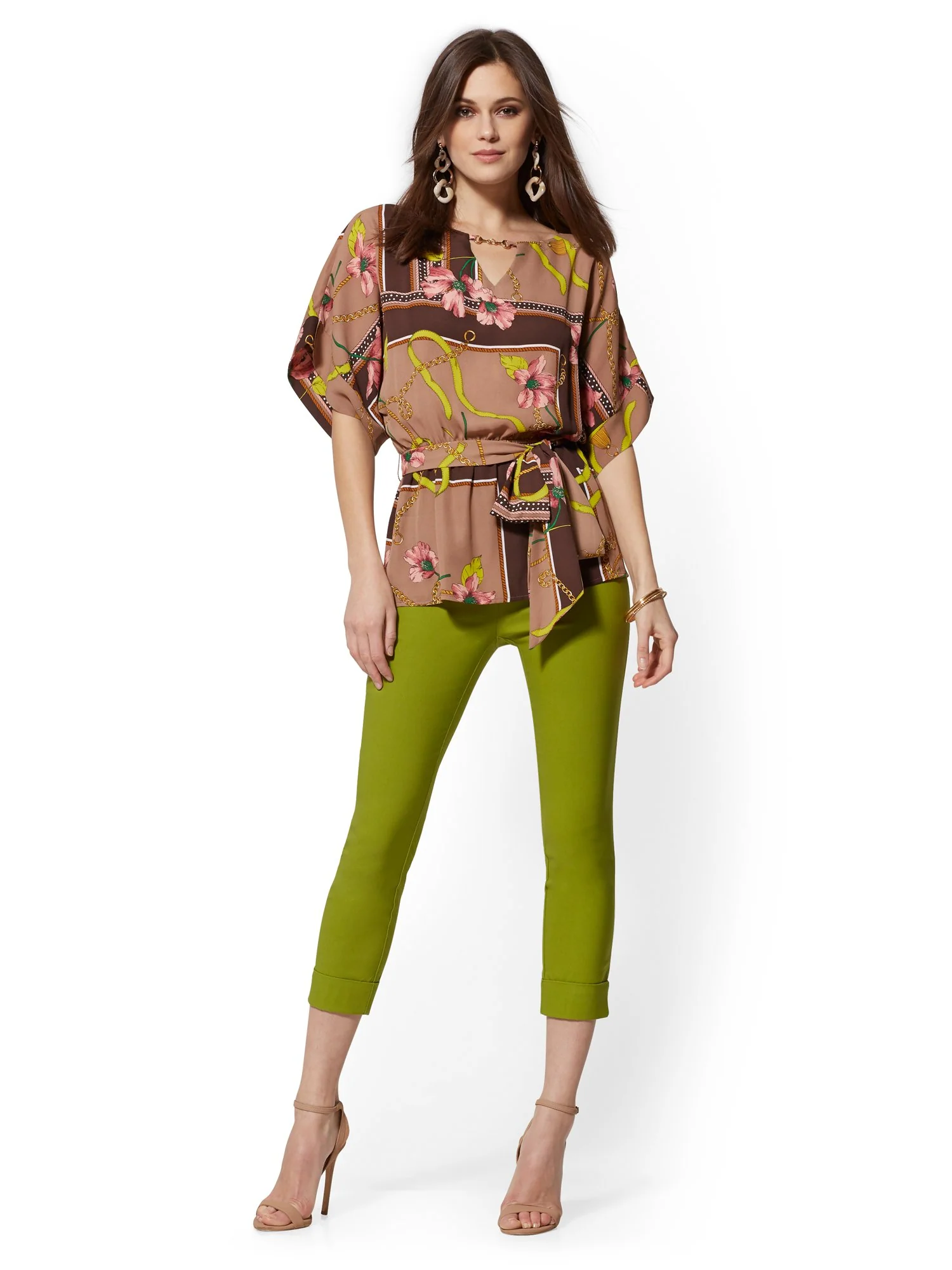 High-Waisted Pull-On Crop Pant - Image 30