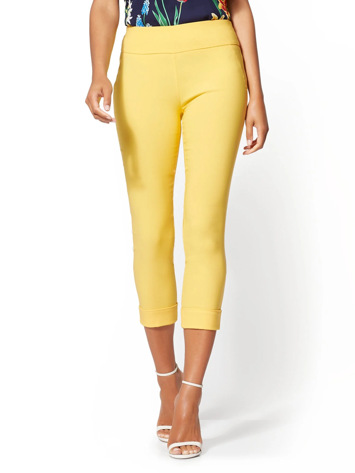High-Waisted Pull-On Crop Pant - Image 32