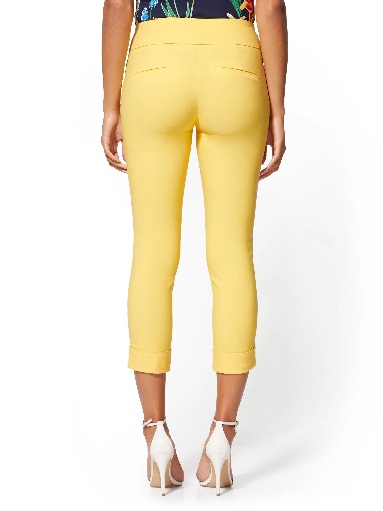 High-Waisted Pull-On Crop Pant - Image 34