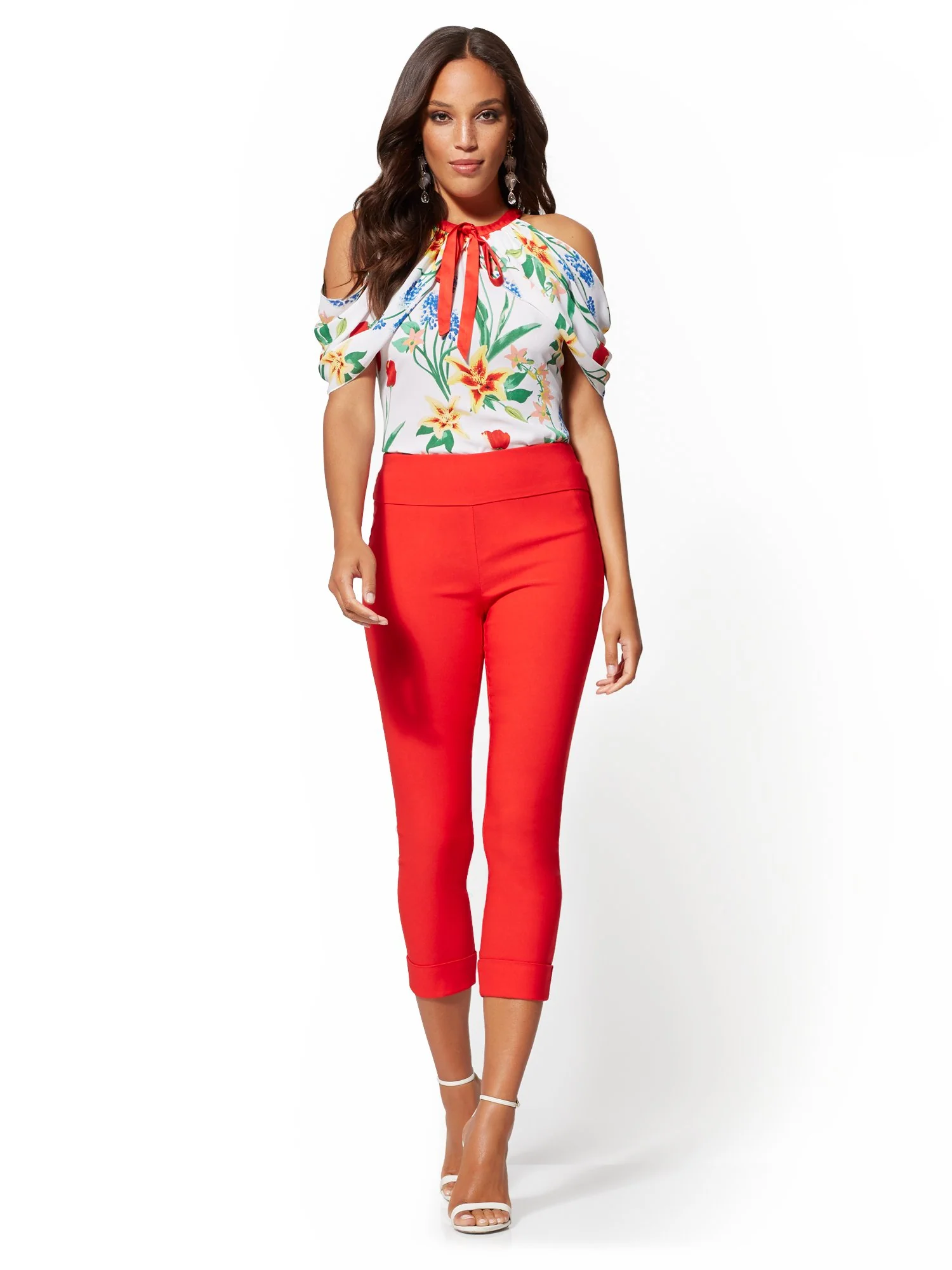 High-Waisted Pull-On Crop Pant - Image 39