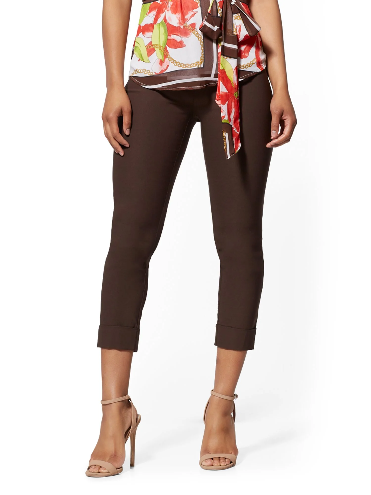 High-Waisted Pull-On Crop Pant - Image 41