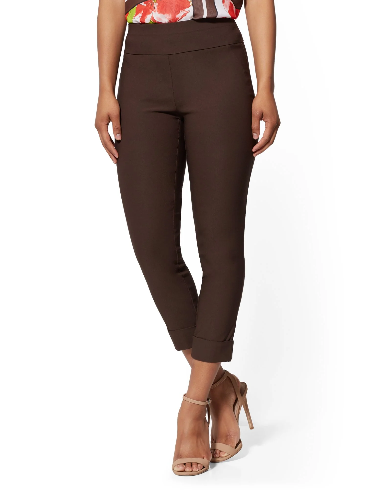 High-Waisted Pull-On Crop Pant - Image 45