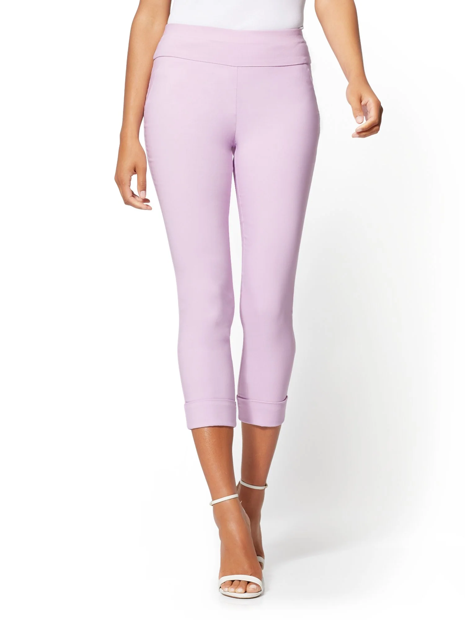 High-Waisted Pull-On Crop Pant - Image 7
